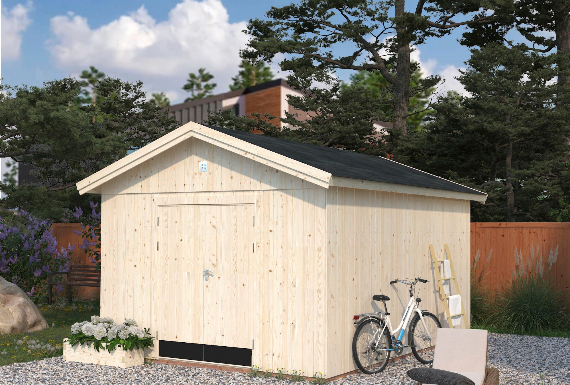 Palmako Gerätehaus »Martin«, natur