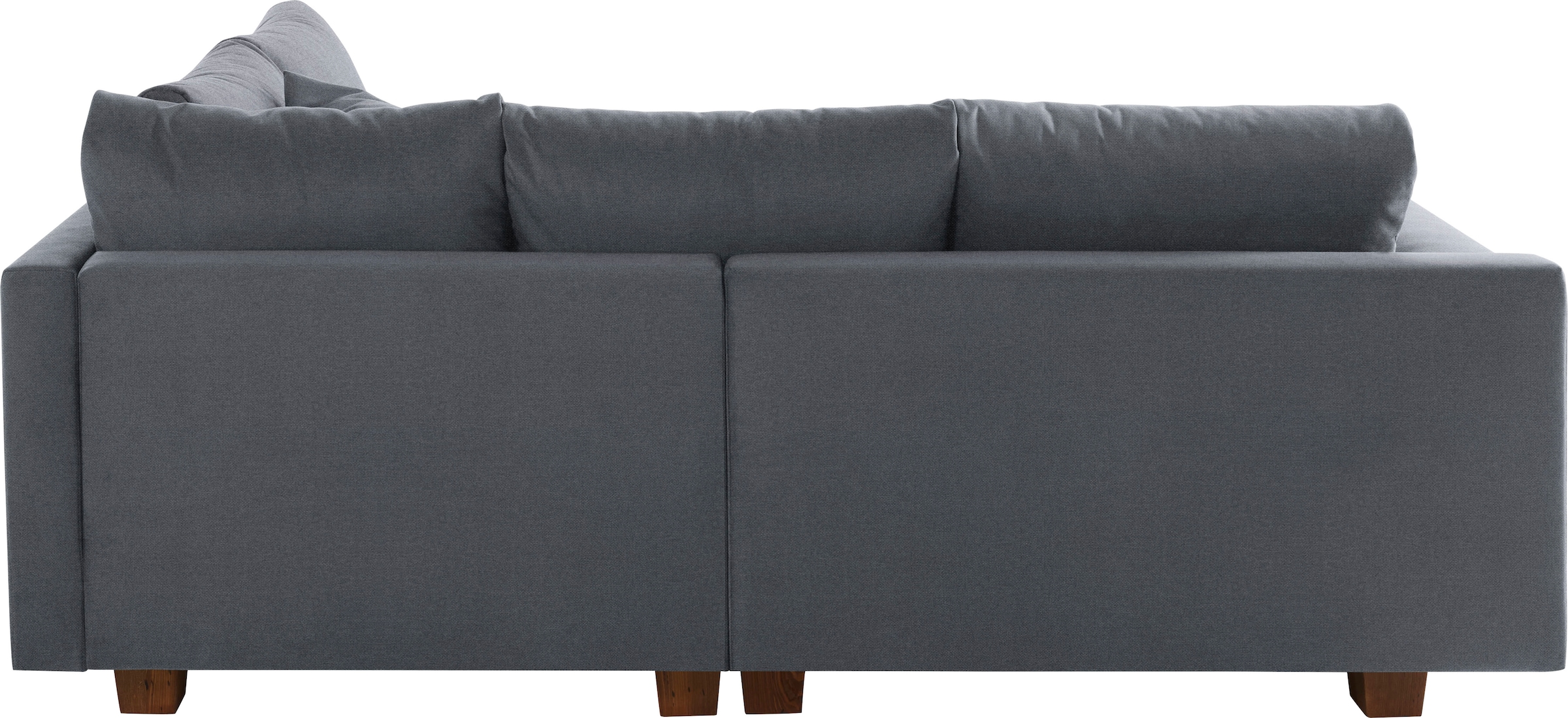 Home affaire Ecksofa »Rice L-Form inkl. Hocker«, (Set, mit Hocker), mit Bonnellfederkern, Hocker & Kissen, Ottomane beidseitig montierbar