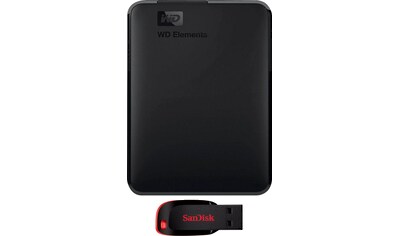 externe HDD-Festplatte »Elements Portable«, 2,5 Zoll, Anschluss USB 2.0-USB 3.0