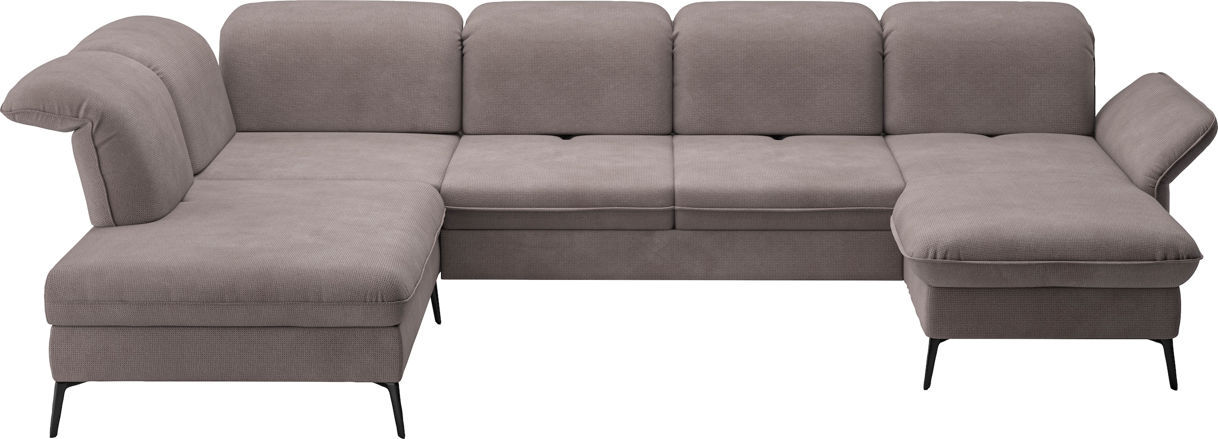 sit&more Wohnlandschaft »Emely«, mit Sitztiefenverstellung optional mit Bettfunktion und Bettkasten
