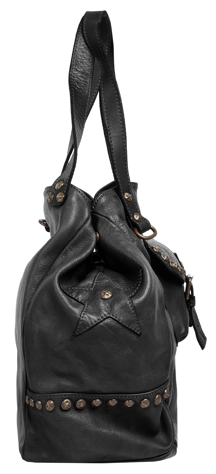 Samantha Look Shopper, echt Leder, Made in Italy