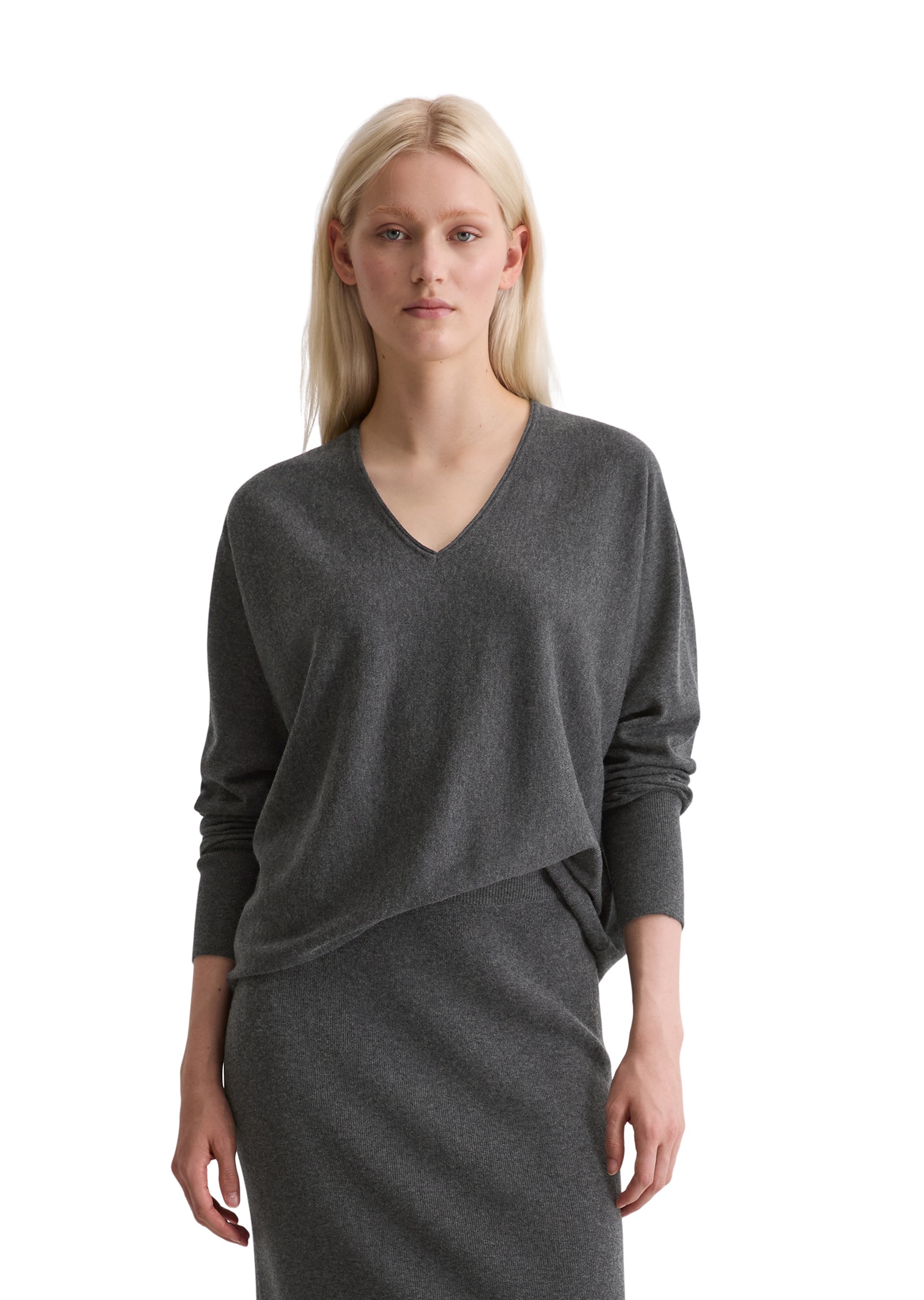 Marc OPolo Strickpullover "aus weichem Schurwolle-Viskose-Mix" günstig online kaufen