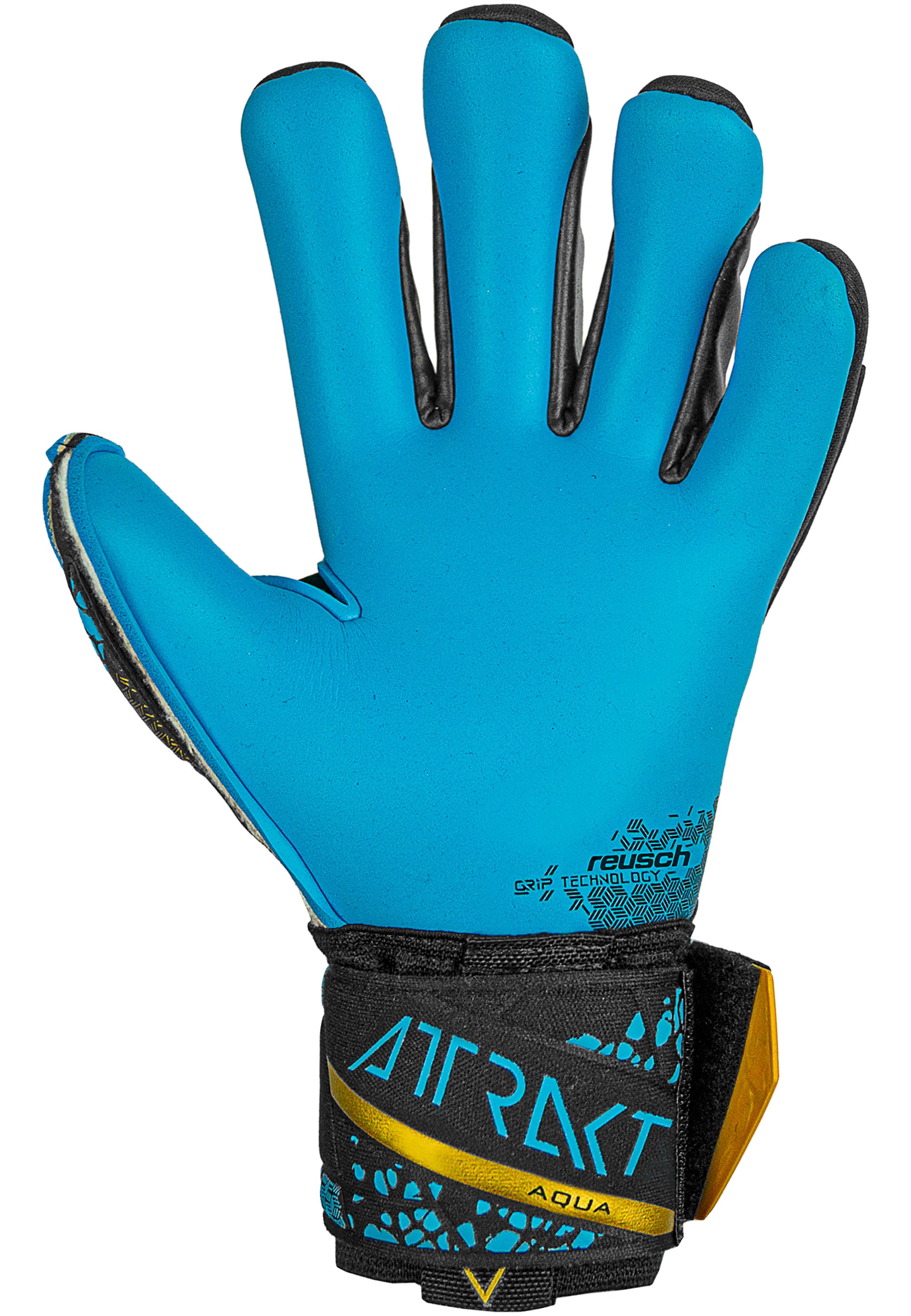 Reusch Torwarthandschuhe »Attrakt Aqua Finger Support«, mit Evolution Negative Cut