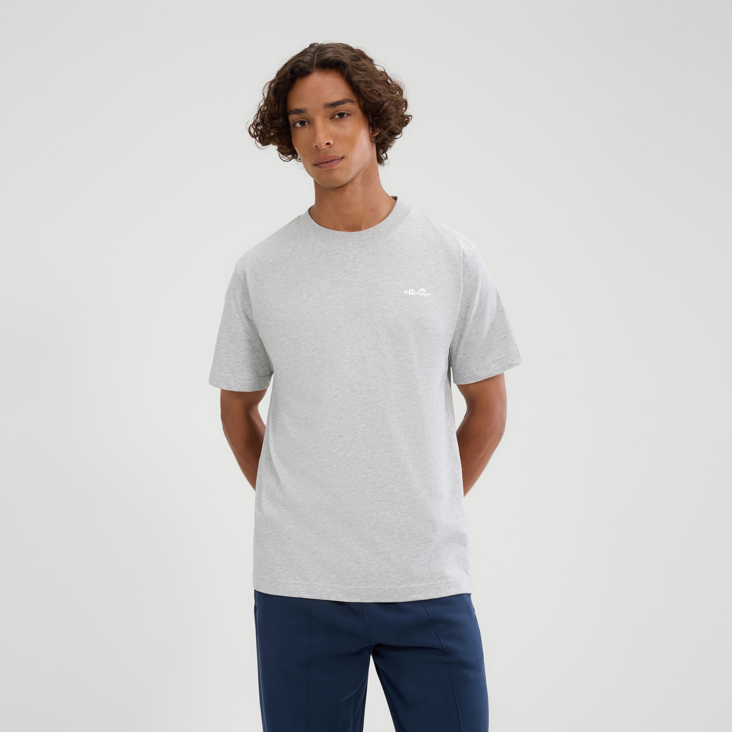 Ellesse T-Shirt "ACCIANO T-SHIRT" Kurzarm, mit Rundhalsausschnitt, ohne Verschluss, aus Baumwolle