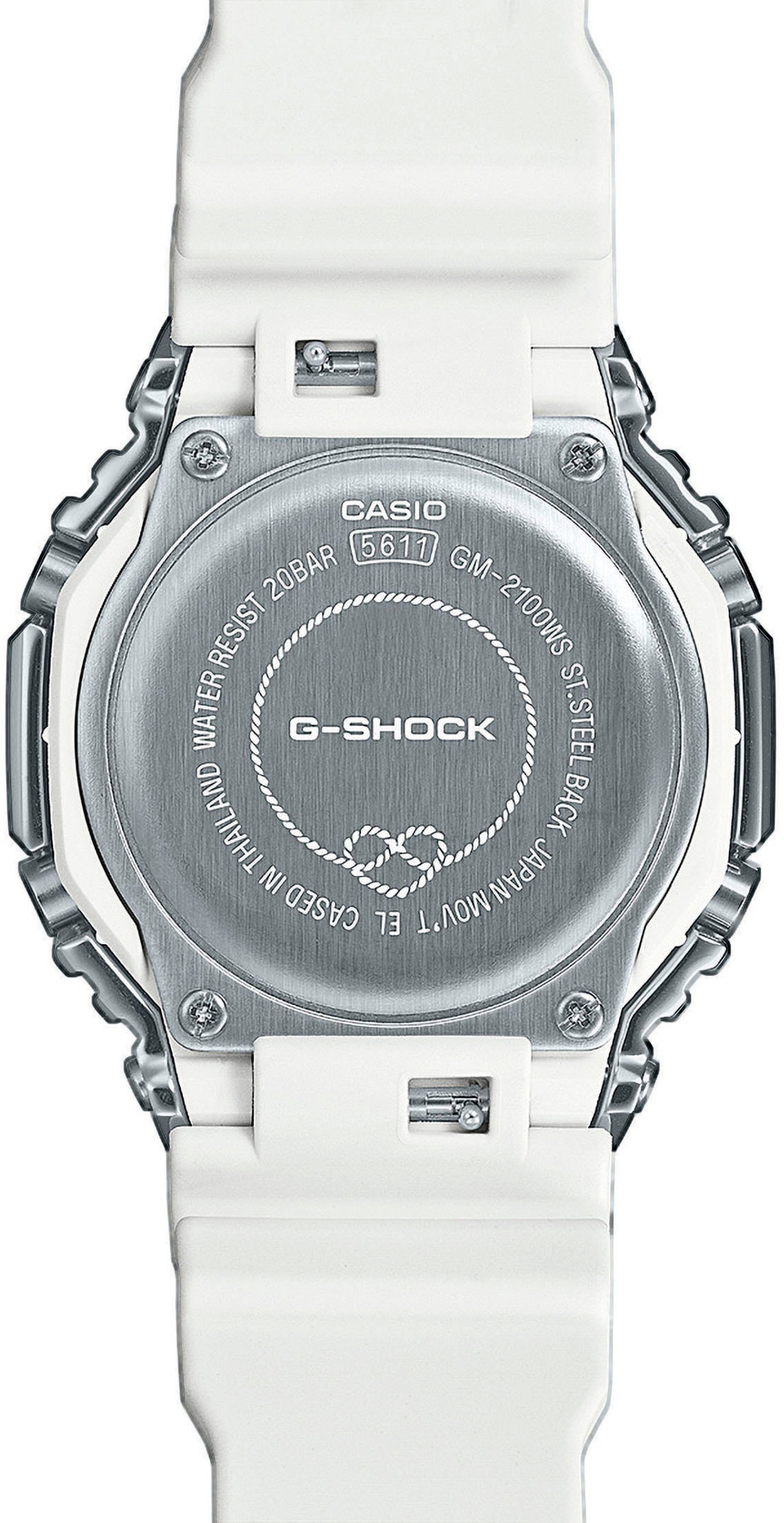 CASIO G-SHOCK Chronograph »GM-2100WS-7AER«, Quarzuhr, Armbanduhr, Herrenuhr, digital, bis 20 bar wasserdicht