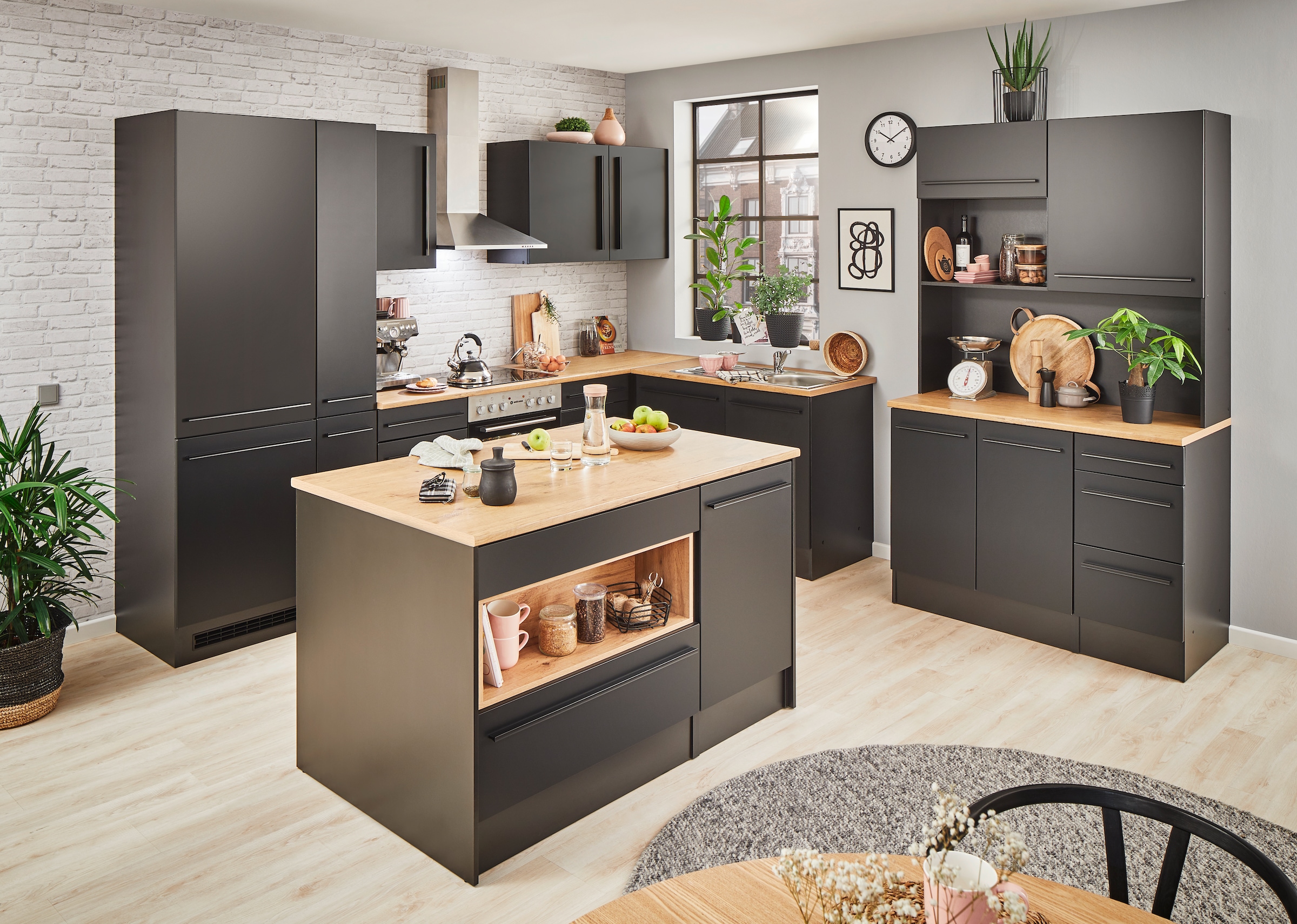 BASIC by Balculina Buffet »Jazz« 1 Stk. tlg. Breite 120cm, Türen, Schubkästen, offenes Fach