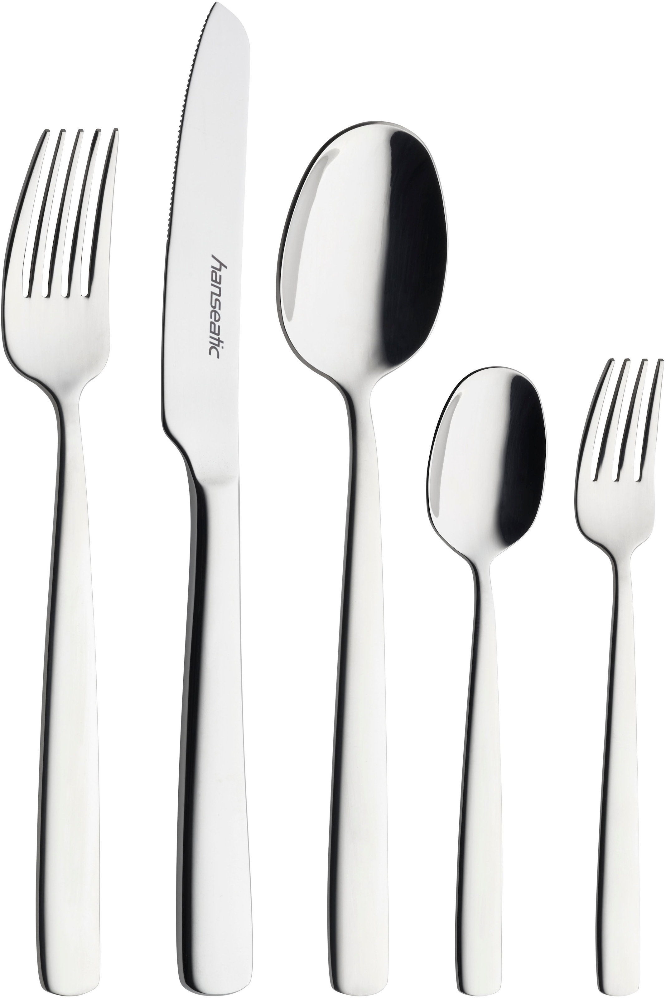 Besteck-Set »Premium«, (Set, 30 tlg.), Besteck im elegant modernen Design für die...