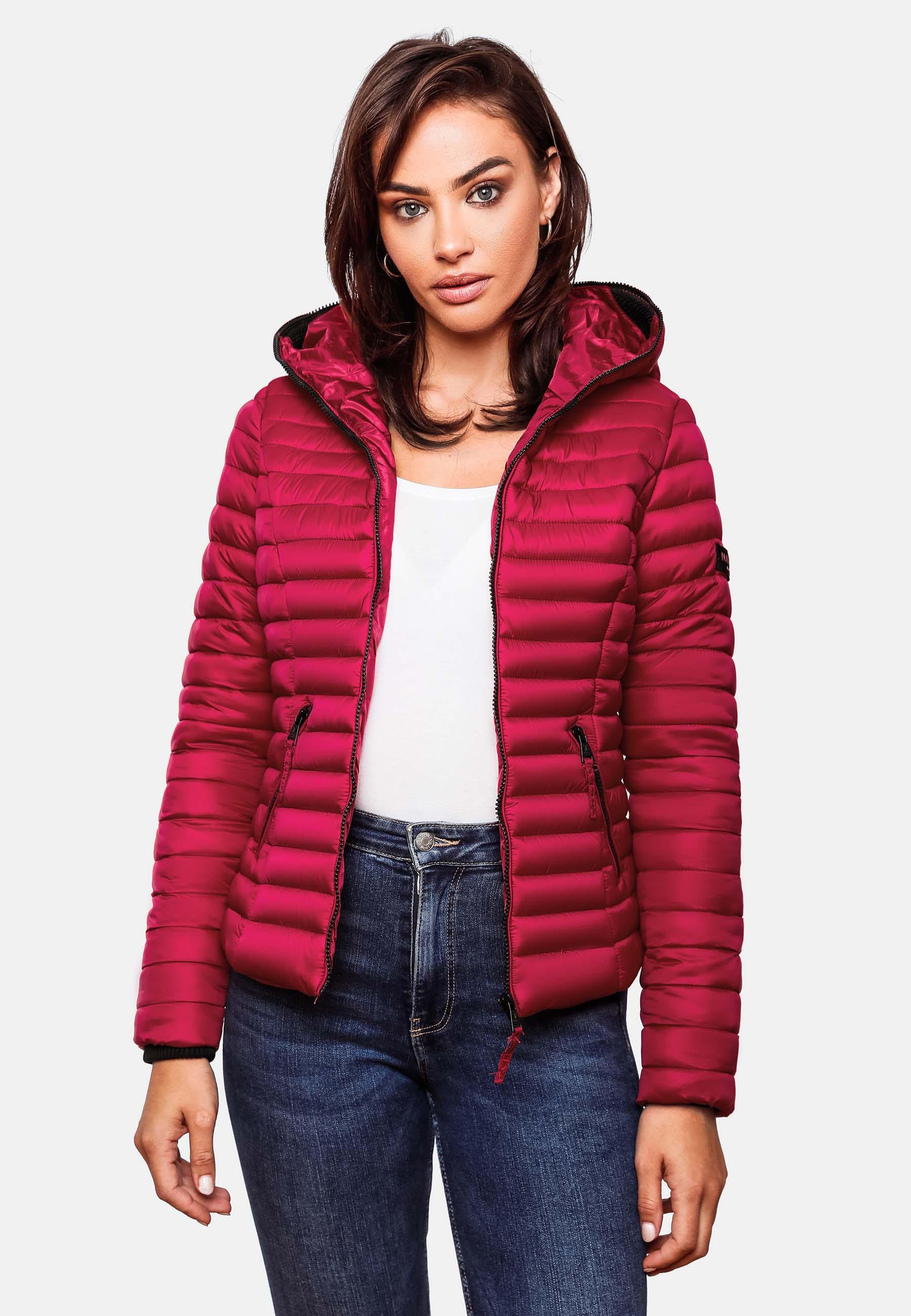 Navahoo Steppjacke »Kimuk«, mit Kapuze, leichte Übergangsjacke mit Kapuze