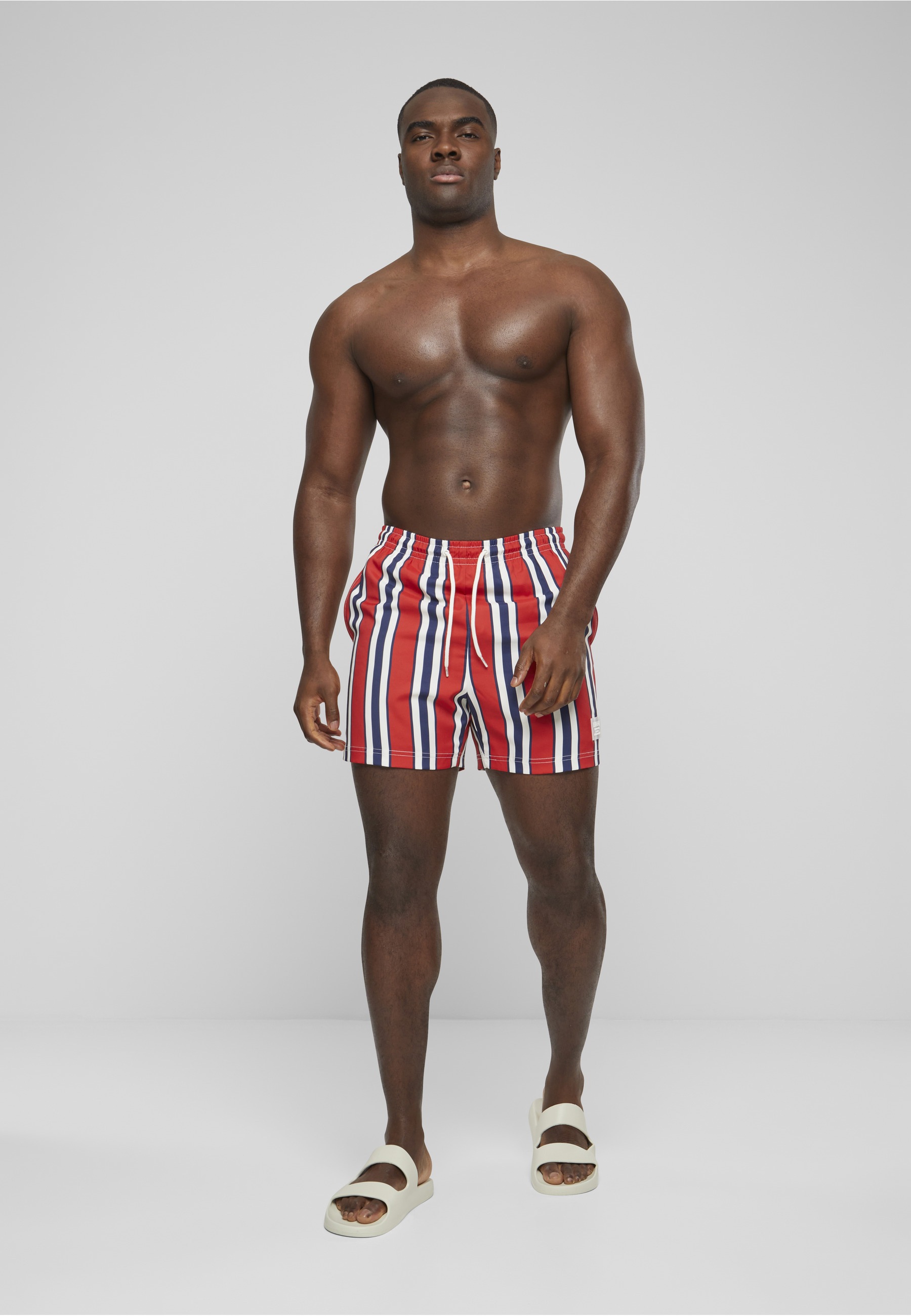 Karl Kani Badeshorts »Karl Kani Herren KM-SW013-051-1 Retro Striped Swim Shorts«