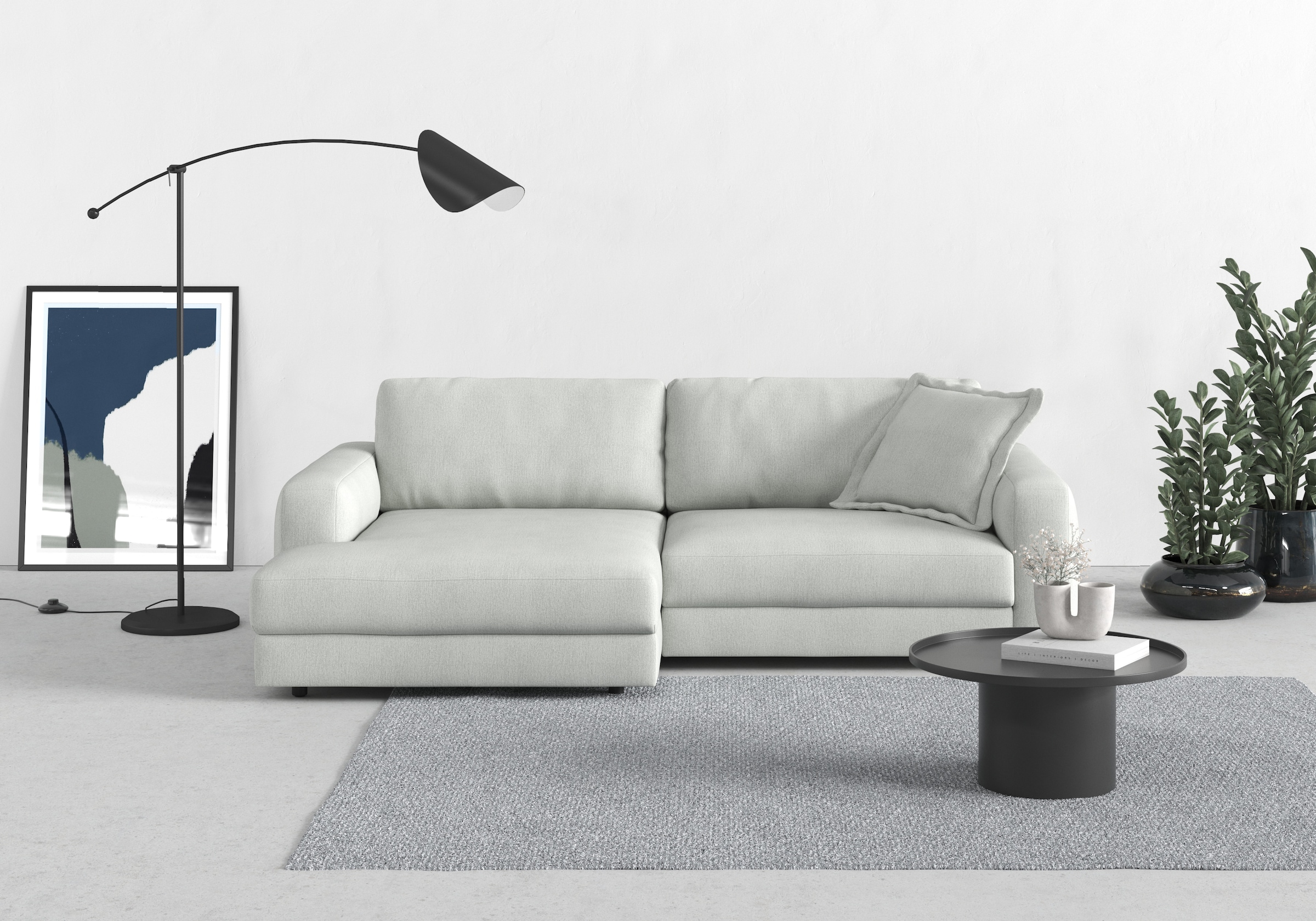 TRENDMANUFAKTUR Ecksofa »Bourbon«, (2 St.), mit extra hohem Sitzkomfort, auch in Cord erhältlich