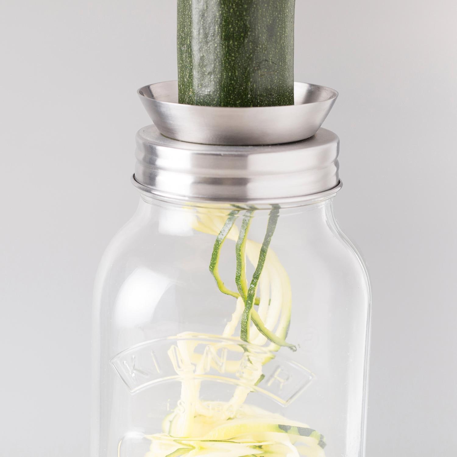 KILNER Spiralschneider »(Kilner-Glas mit Spiraliser-Aufsatz)«, 1 Liter