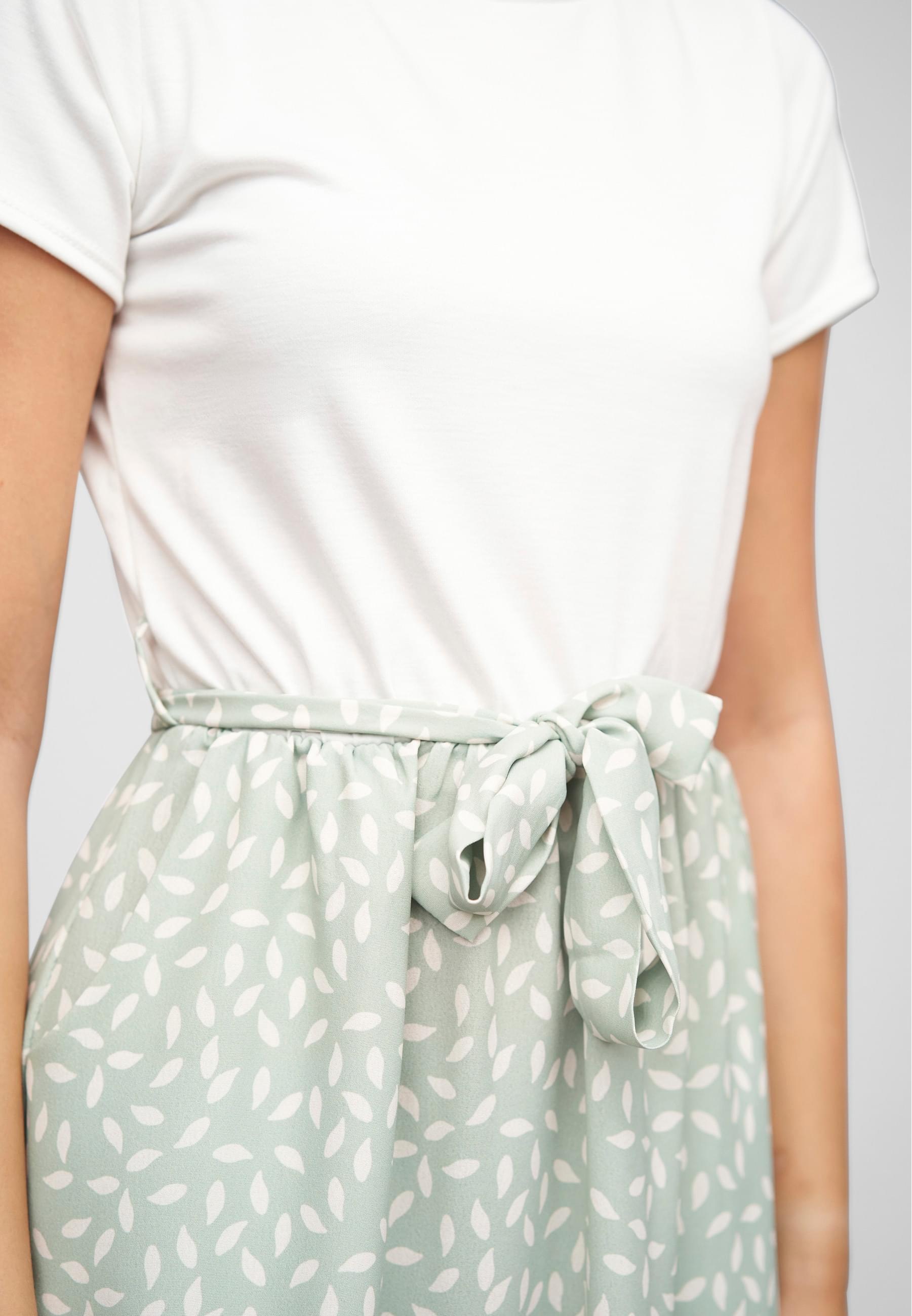 CLOUD 5IVE Shirtkleid »CLOUD 5IVE Kleid 2-Pockets und Bindegürtel« 1 Stk. tlg.