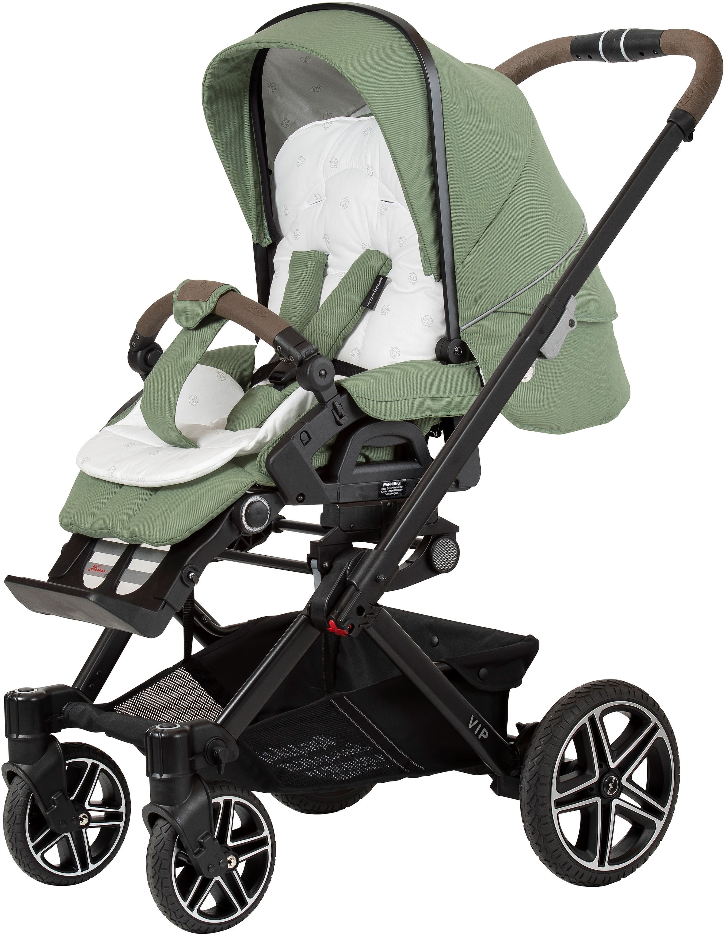 Hartan Kombi-Kinderwagen »Vip GTS - Bellybutton«, 22 kg, mit Falttasche; Made in Germany; Kinderwagen