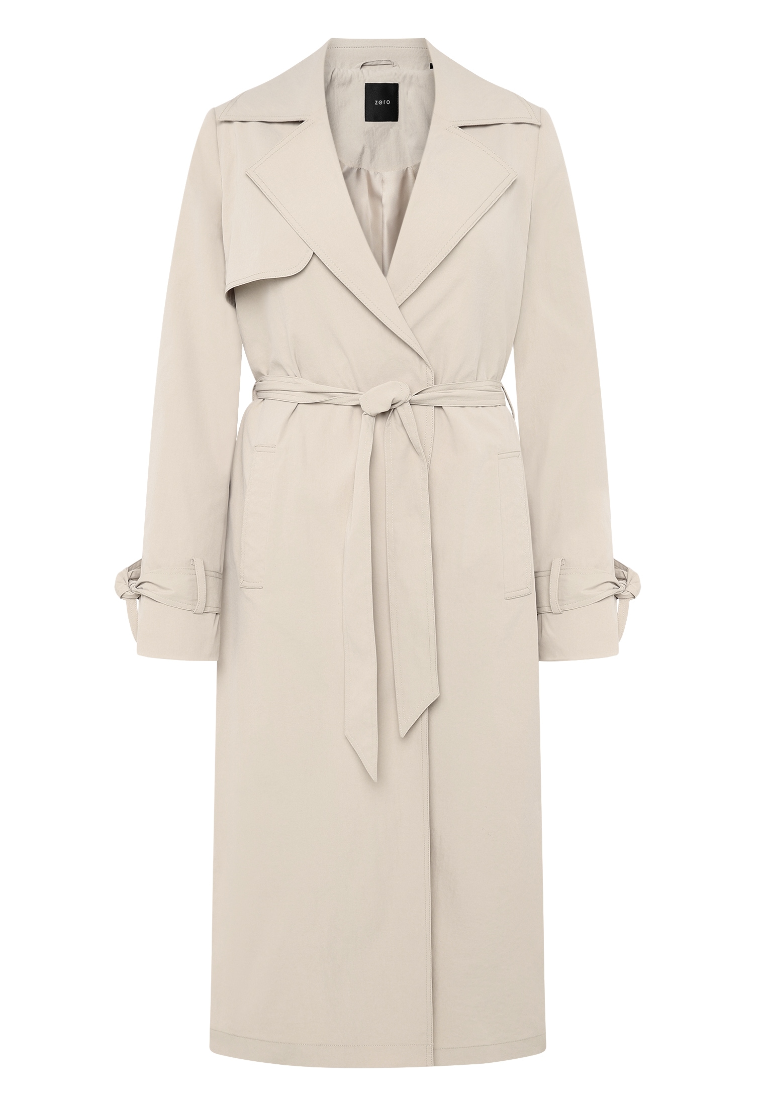 Zero Langmantel »Damen mit Bindegürtel«