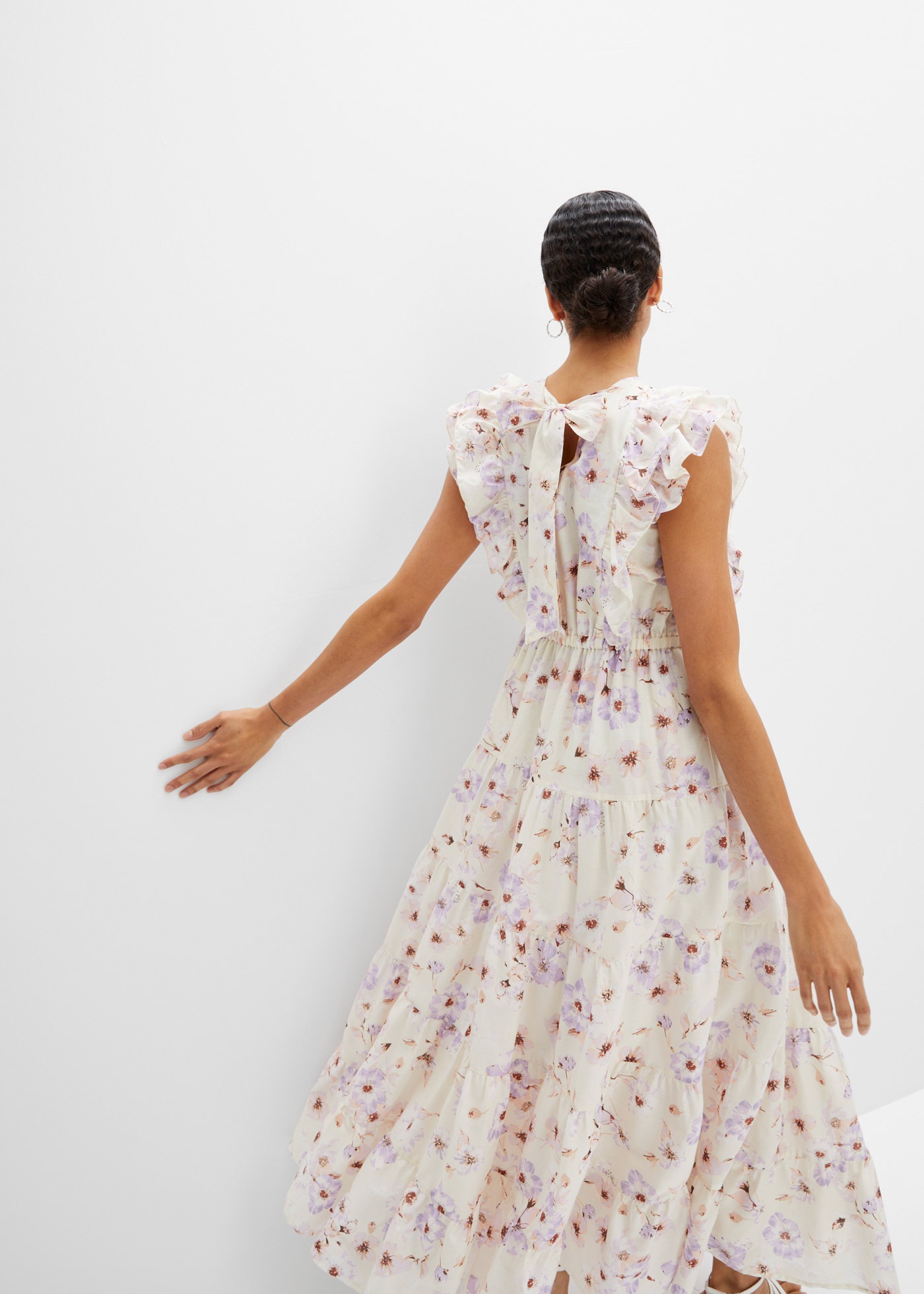 bonprix Maxikleid Maxikleid aus reiner Baumwolle günstig online kaufen