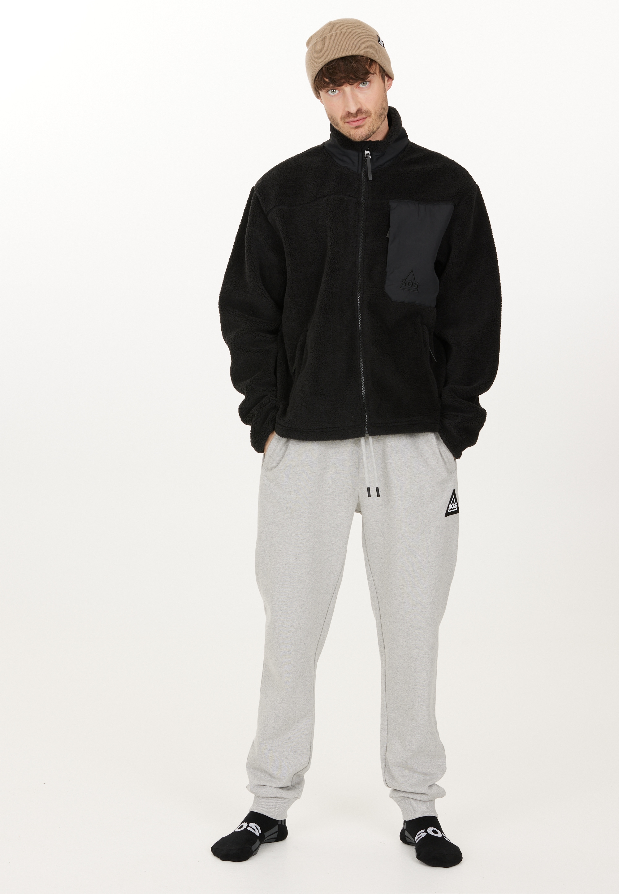 SOS Fleecejacke »La Grave«, mit praktischer Brusttasche