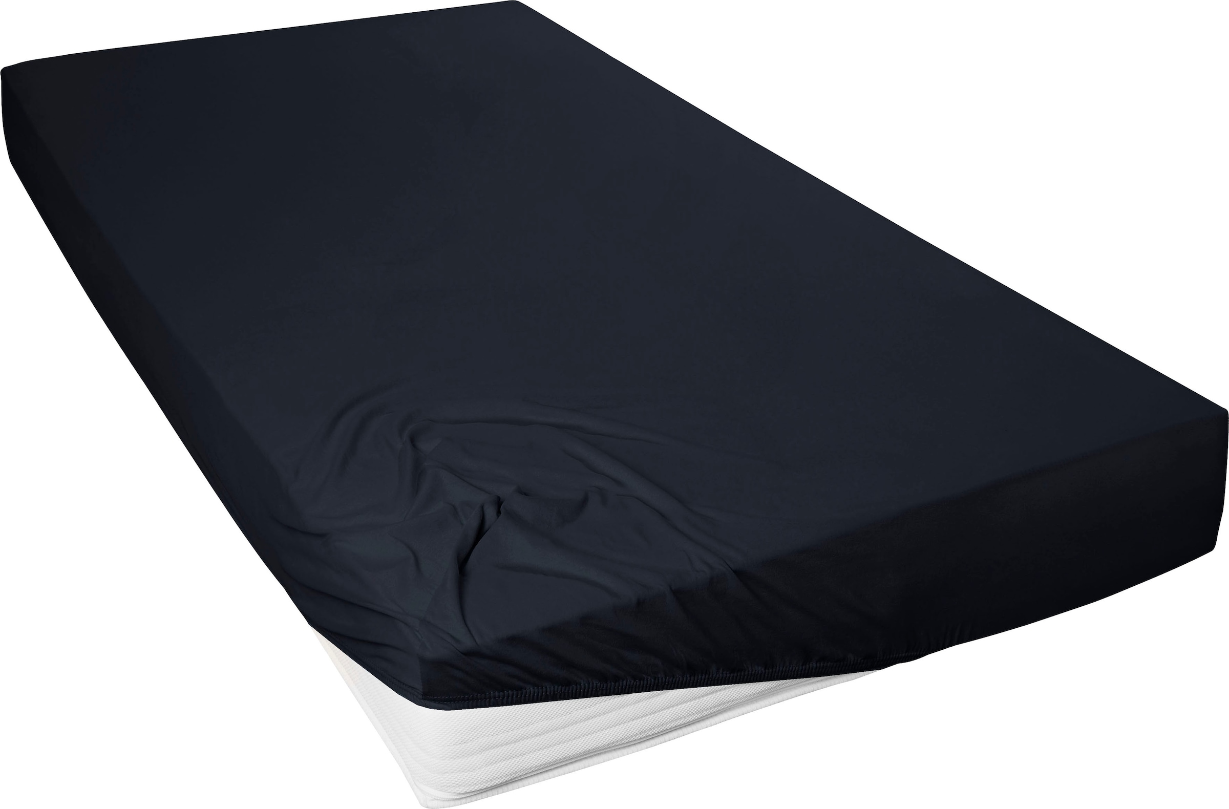 Primera Spannbettlaken "Mako-Feinjersey Spannbetttuch" Geeignet für Standardmatratzen bis 22 cm, 100% Baumwolle