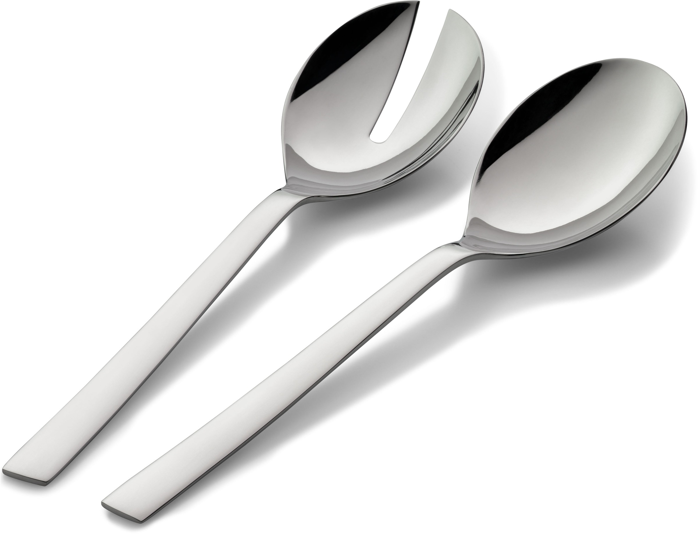 WMF Salatbesteck »Nuova«, (Set, 2 tlg.), 2-tlg., 25 cm, Cromargan Edelstahl rostfrei 18/10, Geschenkverpackung