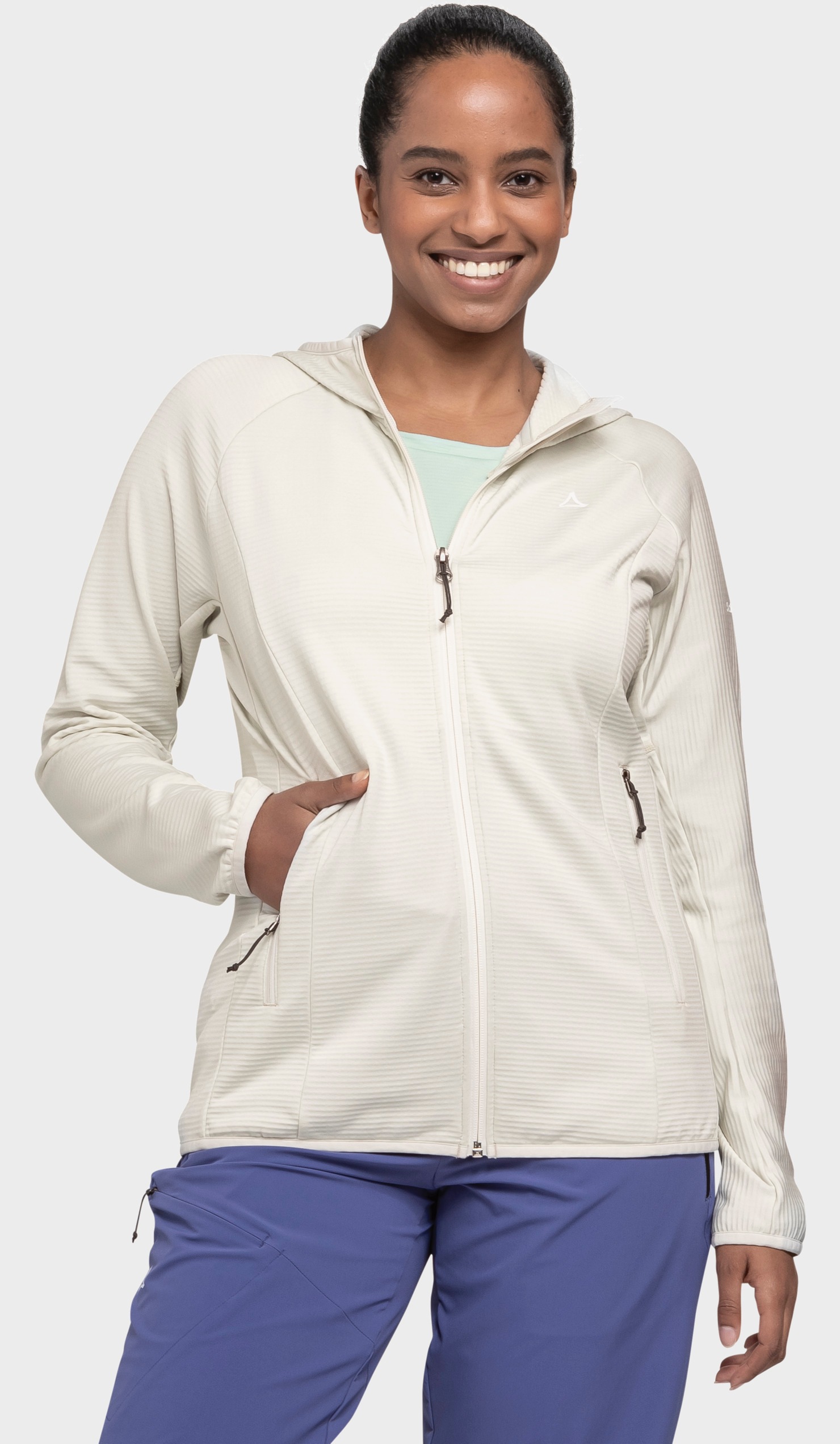 Fleecejacke SCHÖFFEL "Fleece Hoody Style Cascata WMS", Damen, Gr. 40, nordic, Obermaterial: 94% Polyester, 6% Elasthan, normal, Jacken Fleecejacke 2