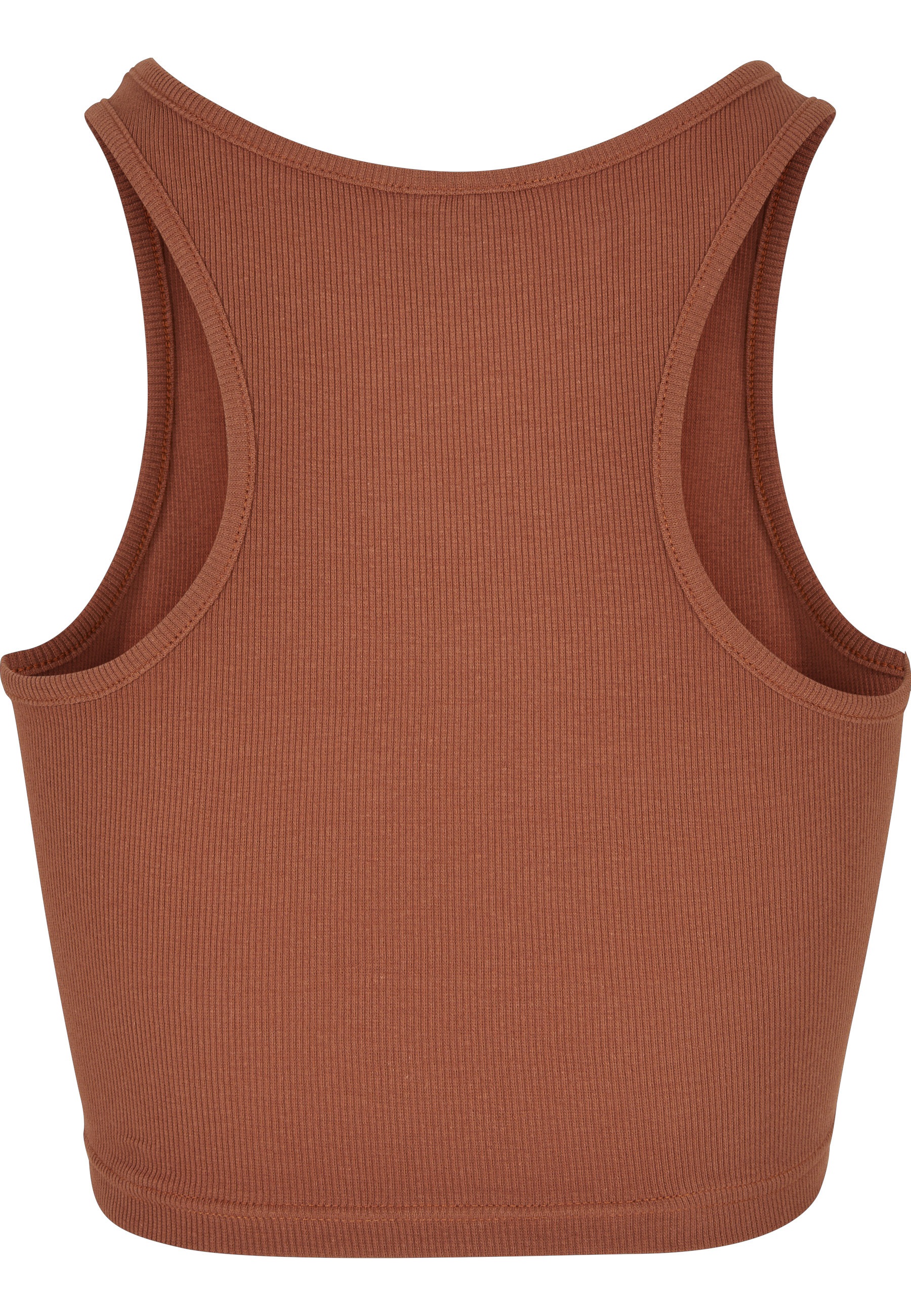 URBAN CLASSICS Tanktop "Urban Classics Damen Ladies Cropped Rib Top" 1 Stk. günstig online kaufen