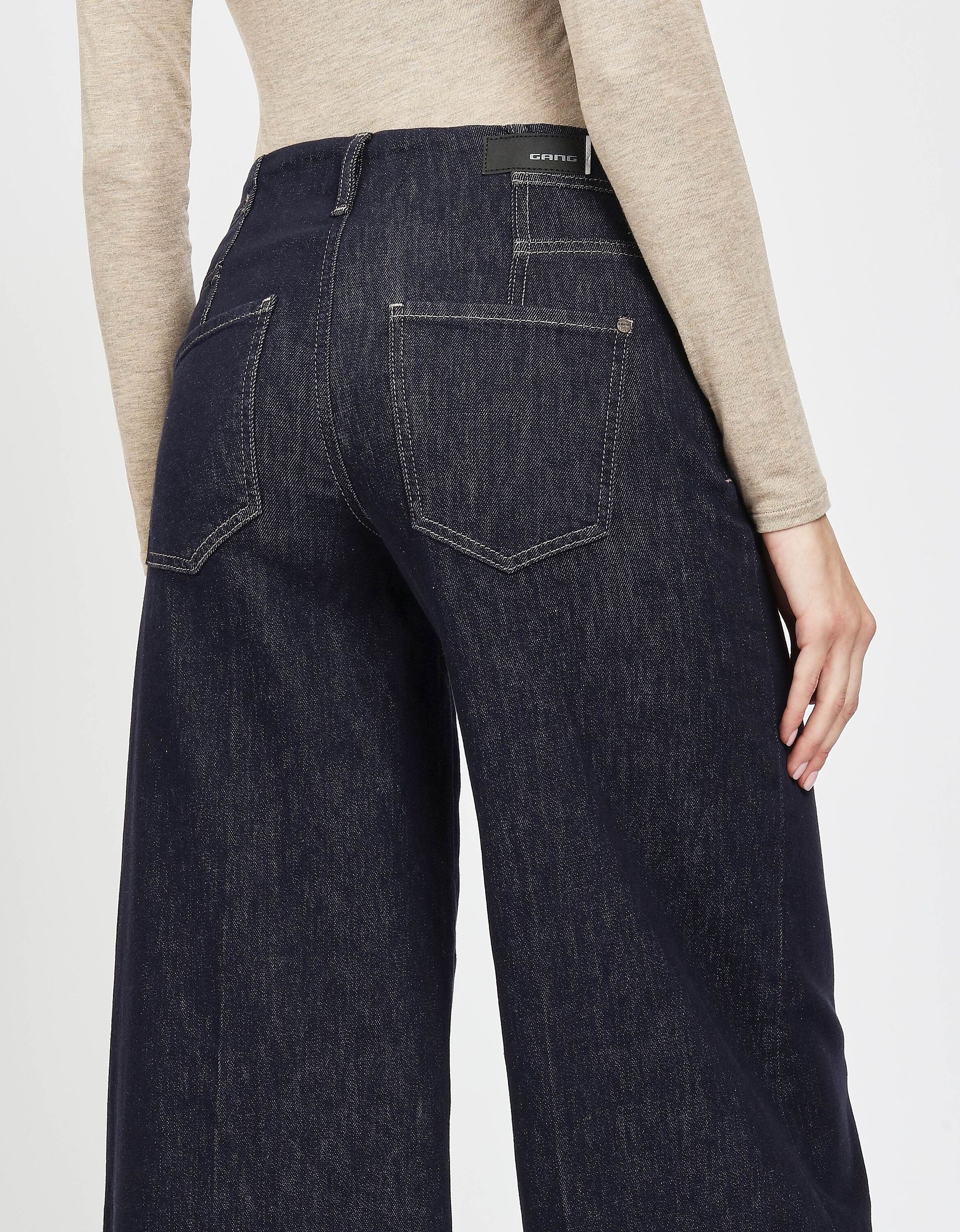 GANG Tapered-fit-Jeans »94POPPY PALAZZO« im 5-Pocket-Style