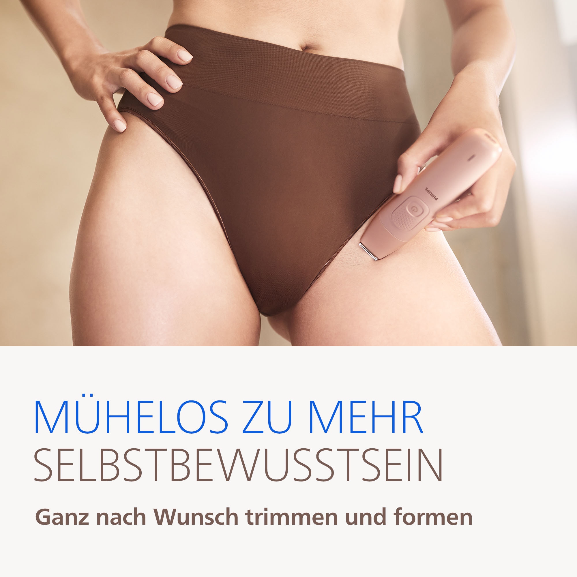 Philips Epilierer »Series 9000 BRE719/00« 7 Stk. Aufsätze nass und trocken verwendbar, mit 2 Geschwindigkeitsstufen