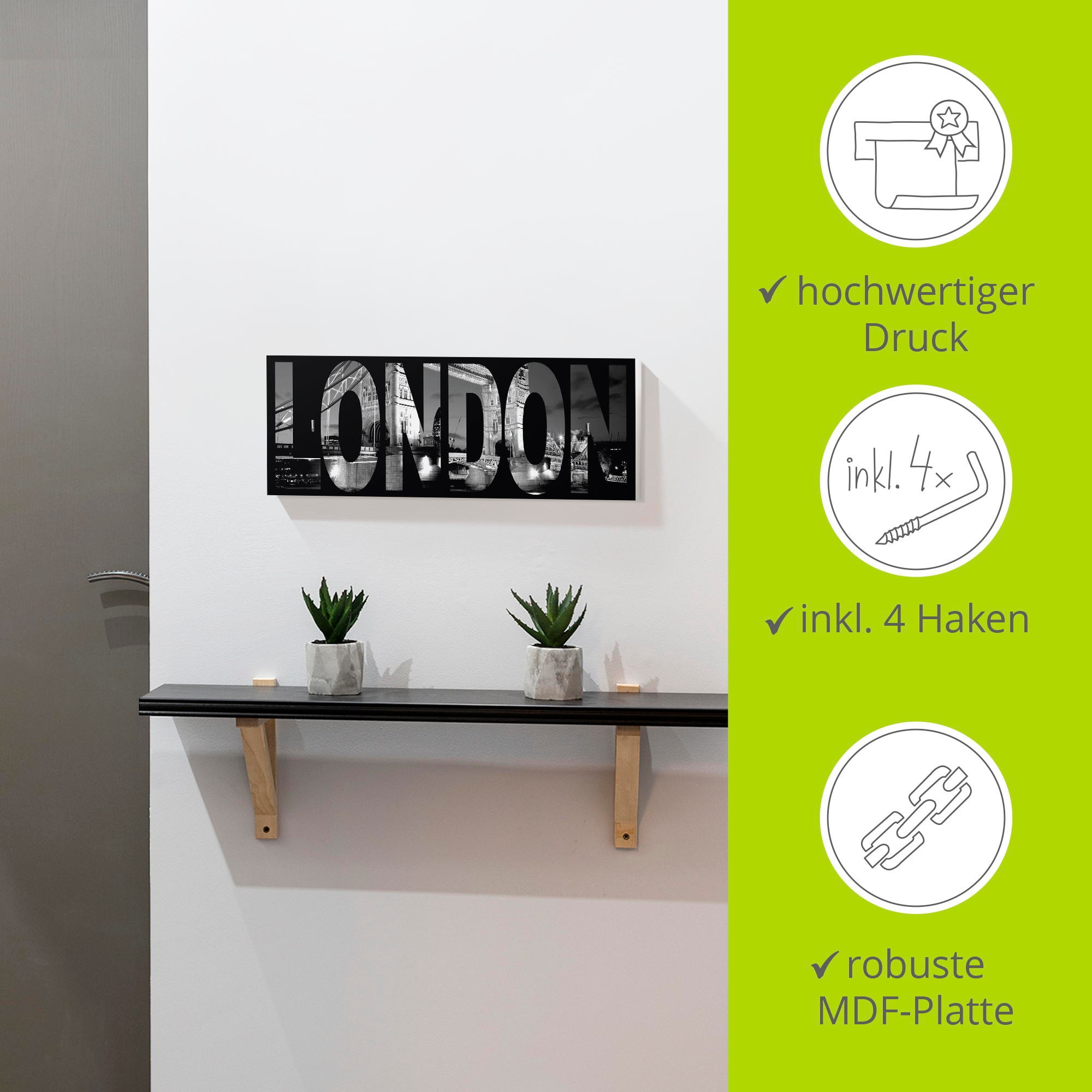 Artland Hakenleiste »London«, MDF