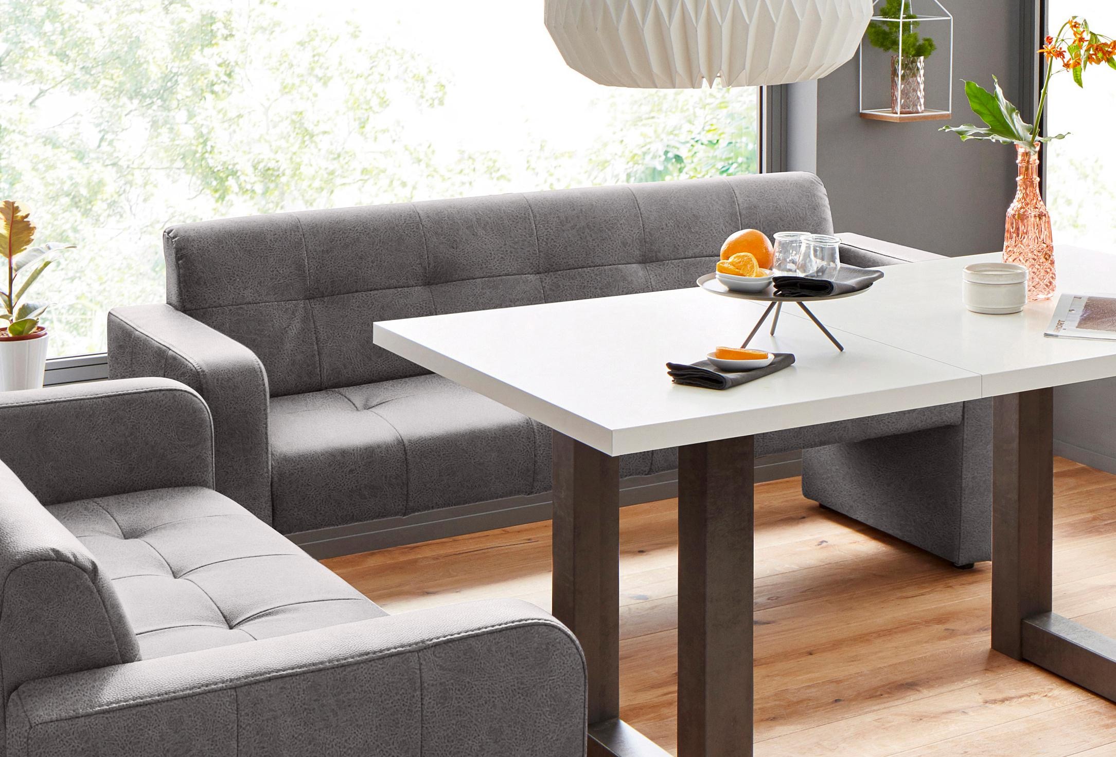 exxpo - sofa fashion Polsterbank »Barista Küchensofa mit Komfortsitzhöhe 49cm«, tolle Detailverarbeitung, frei im Raum stellbar