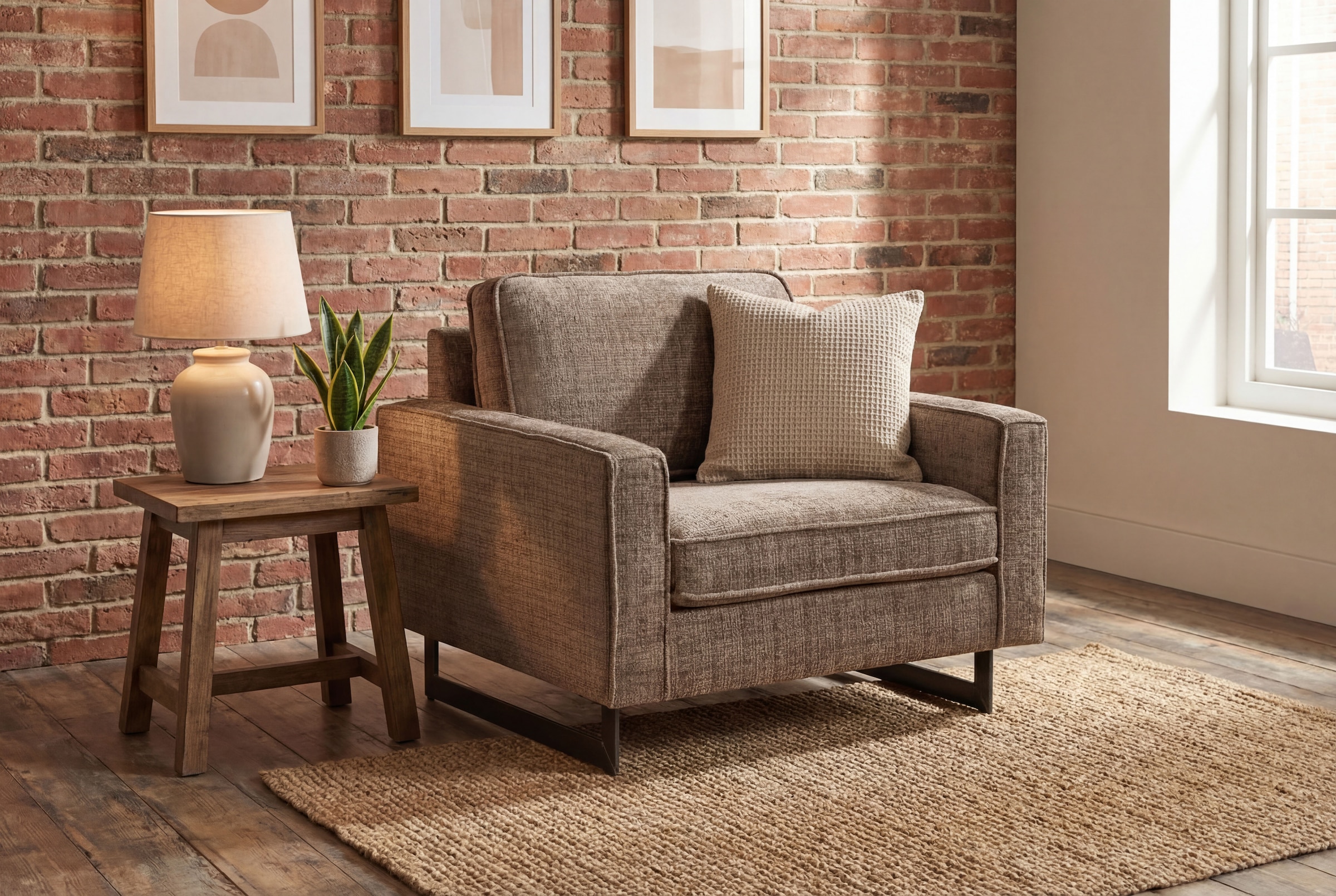 Home affaire Loveseat "Pinto 105 cm, Cord, Chenille, Lederoptik" mit Keder, günstig online kaufen