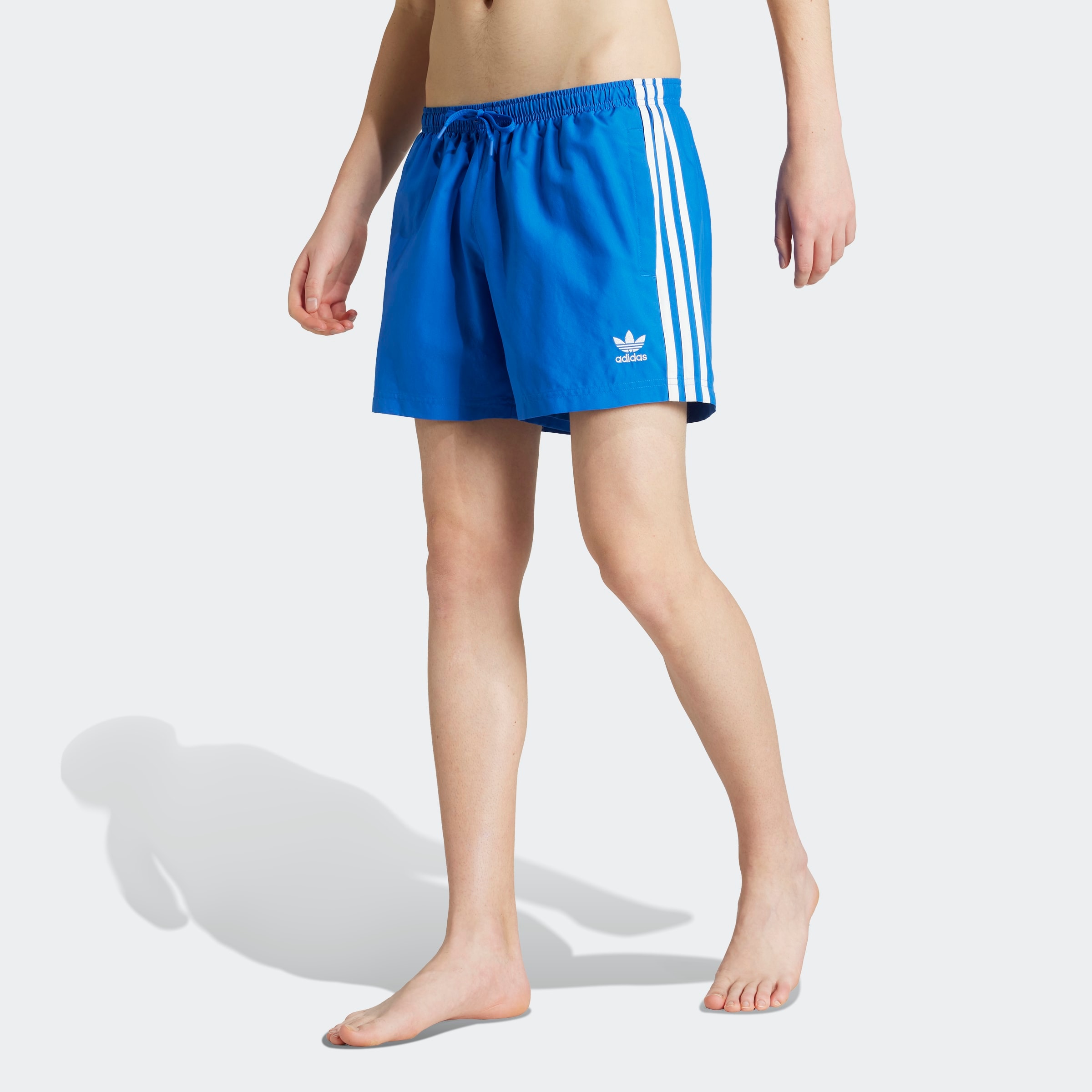 Adidas Adicolor 3 Stripes Swim Shorts Green