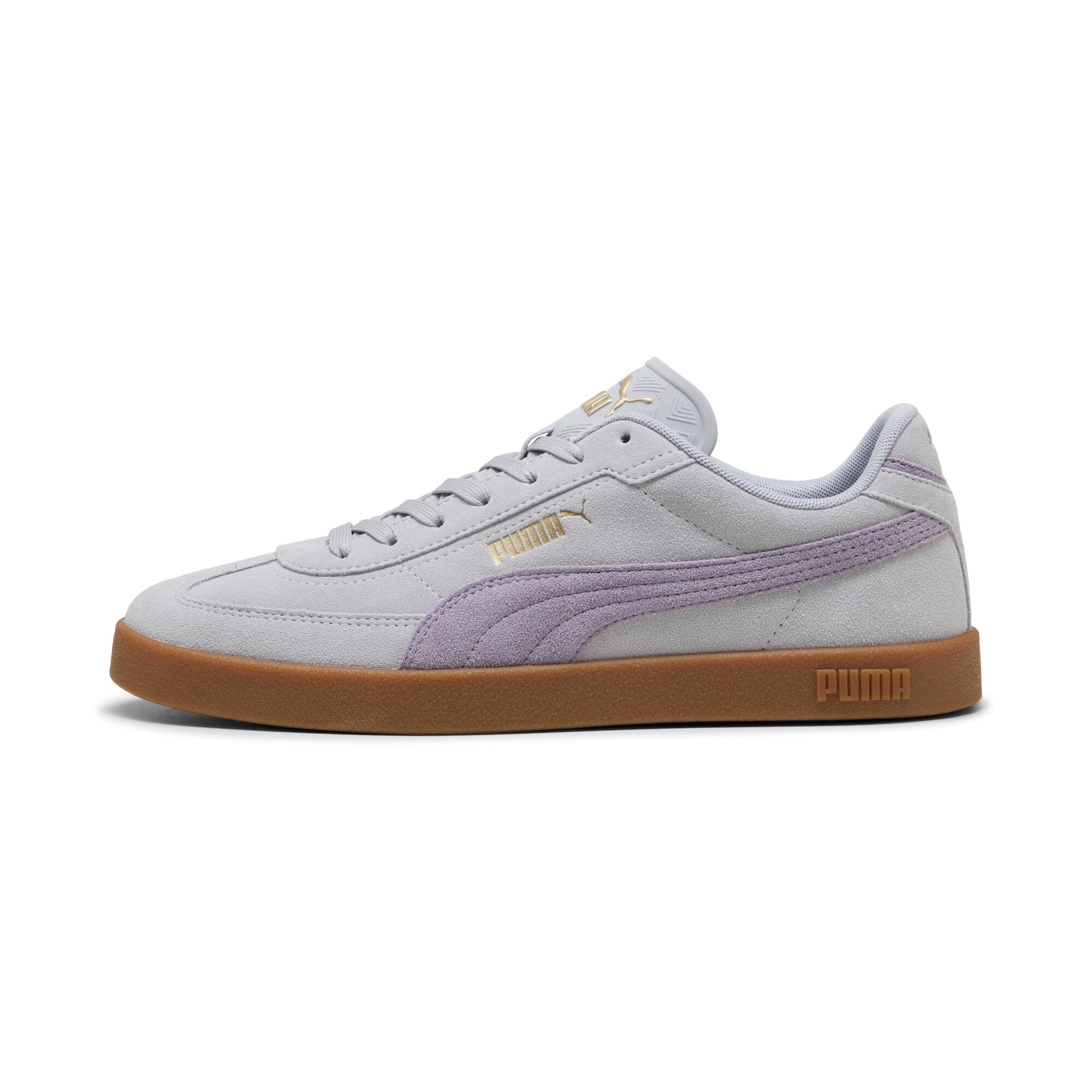 Puma Club II Era Suede Sneaker Silver-Lilac 42 4