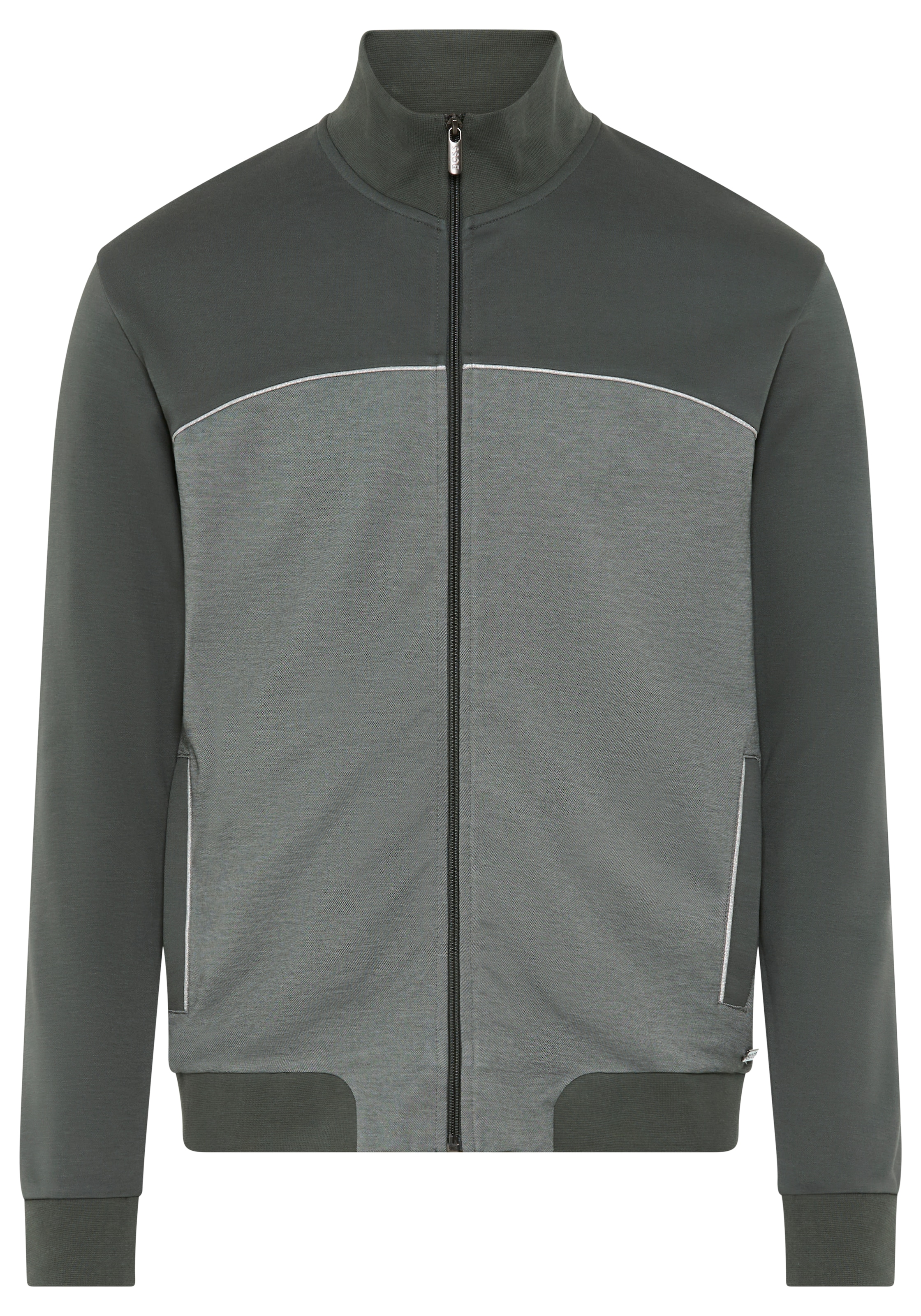 BOSS Sweatjacke "Tracksuit Jacket", Neuheit, Stehkragen günstig online kaufen
