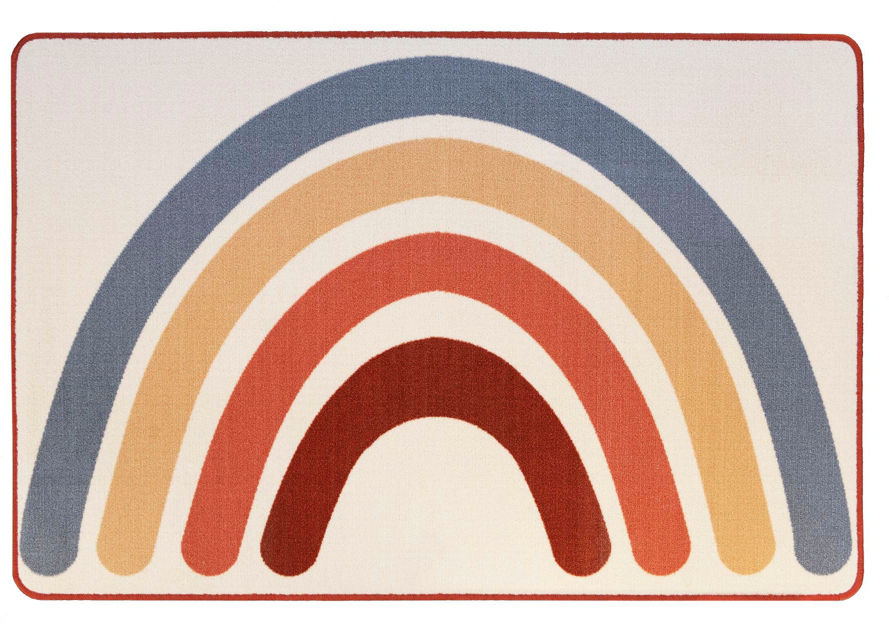 Primaflor-Ideen in Textil Kinderteppich "RAINBOW" rechteckig 5 mm Höhe Kurz günstig online kaufen