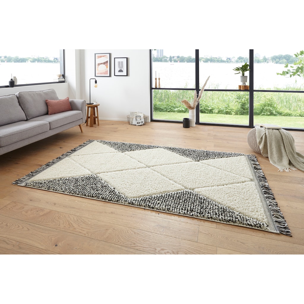 HANSE Home Hochflor-Teppich »Sinai«, rechteckig