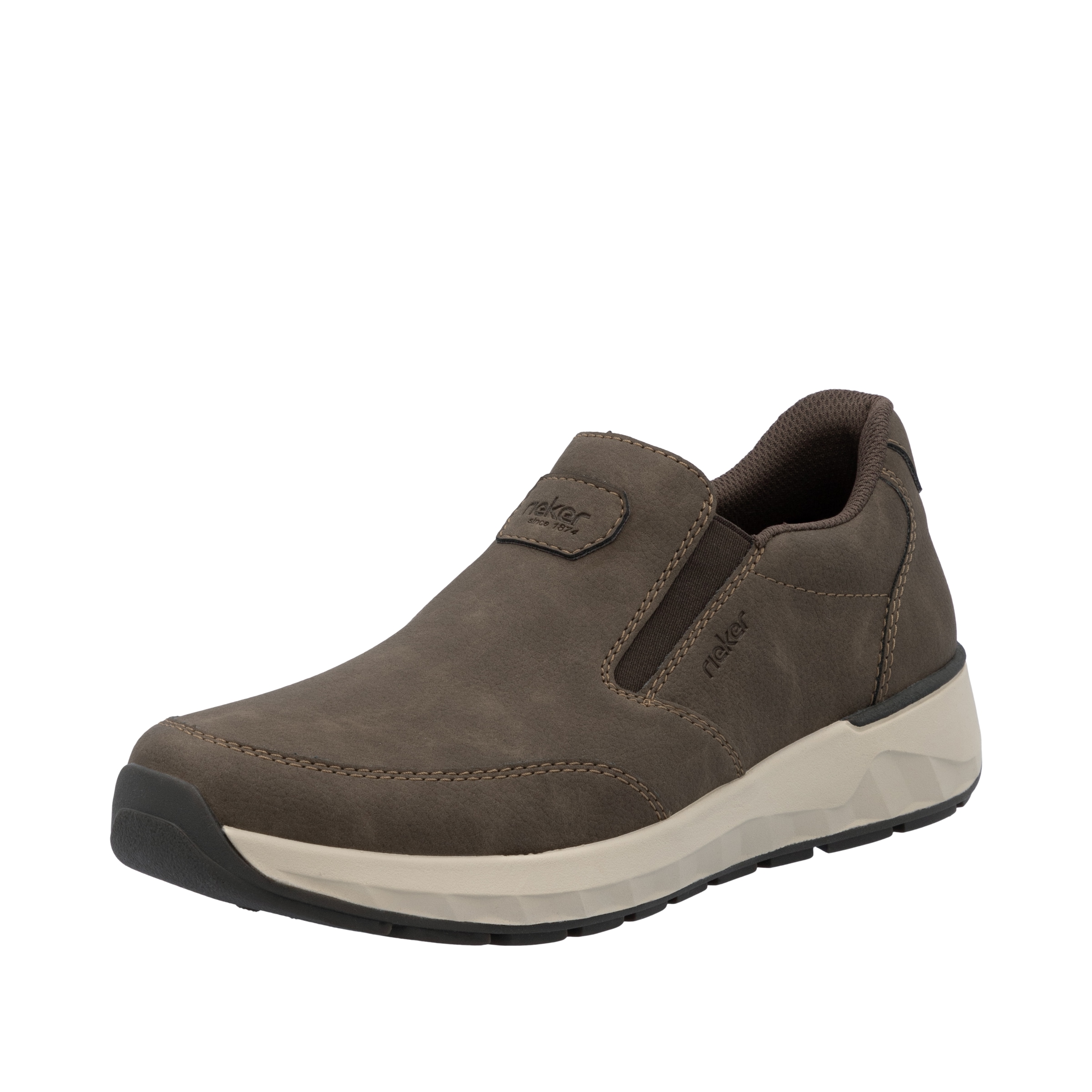 Rieker Slipper, Schlupfschuh, Halbschuh, Slip-on Sneaker mit Ziernähte günstig online kaufen