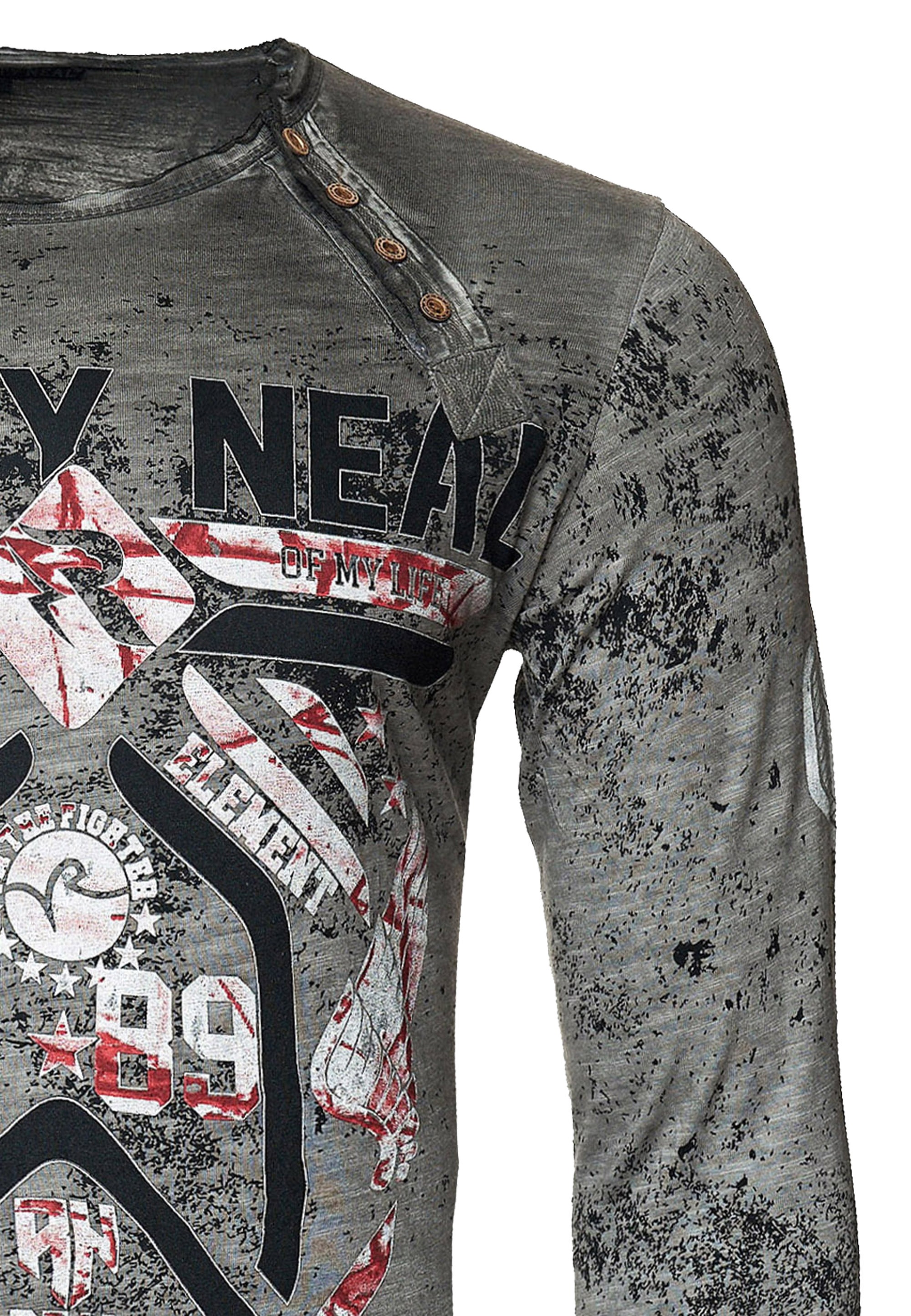 Rusty Neal Langarmshirt, mit hochwertigem Print