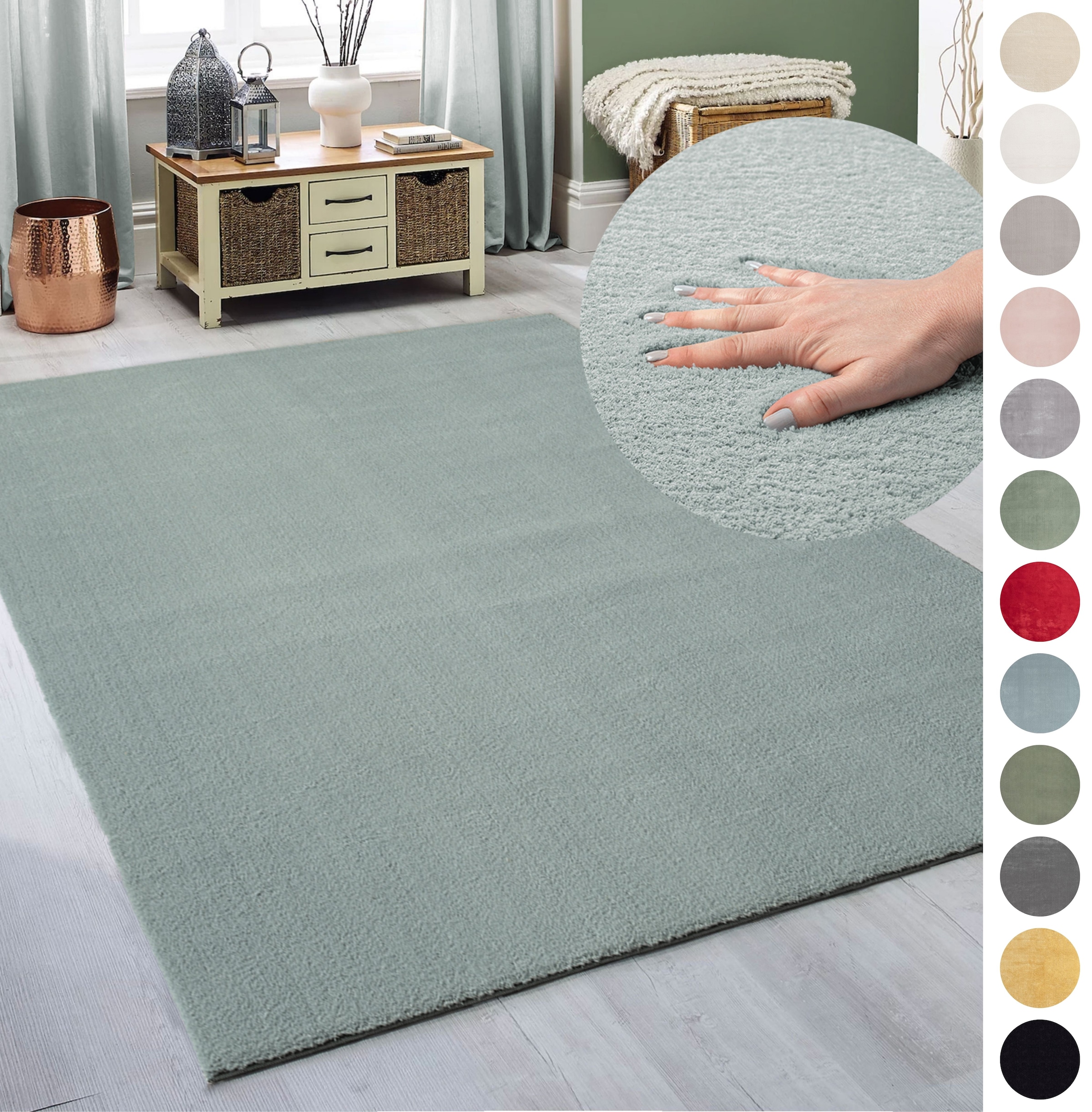 OTTO home Teppich "Arabell, Kunstfellteppich, Felloptik, waschbar," rechtec günstig online kaufen