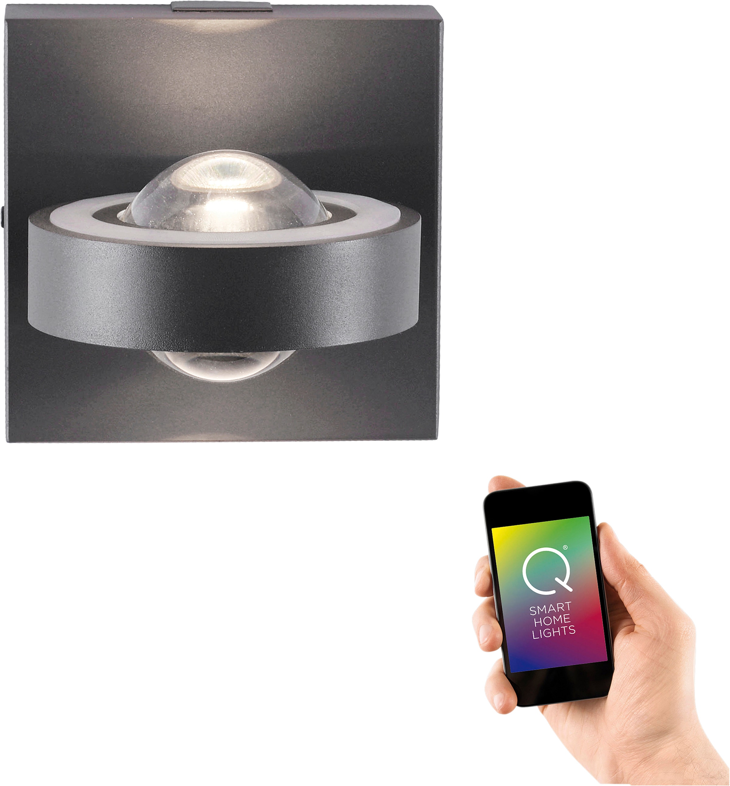 Neuhaus Q SMART HOME LIGHTS LED Wandleuchte »Q-MIA« LED-Board 1 Stk. warmweiß - kaltweiß