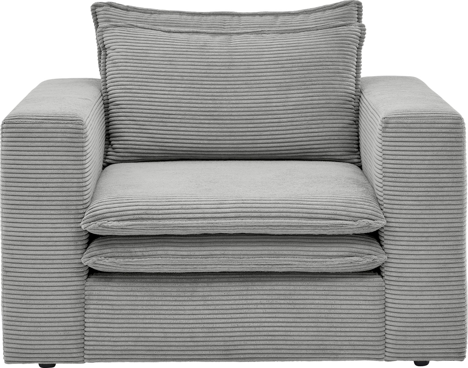 Places of Style Sessel »PIAGGE«, Hochwertiger Cord- passend zur Serie PIAGGE