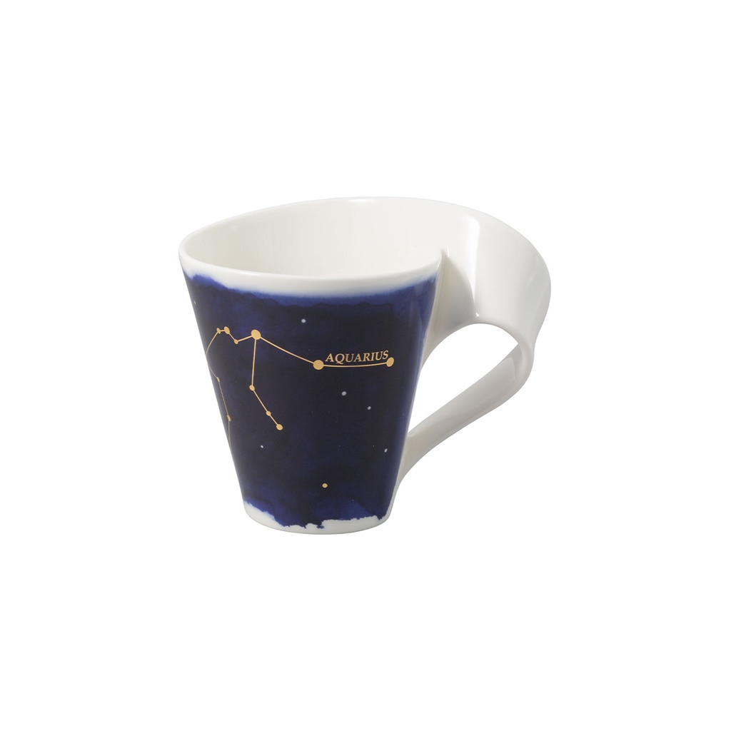 Villeroy & Boch Tasse "Tasse Wassermann NewWave Stars 300 ml weiß-blau" günstig online kaufen