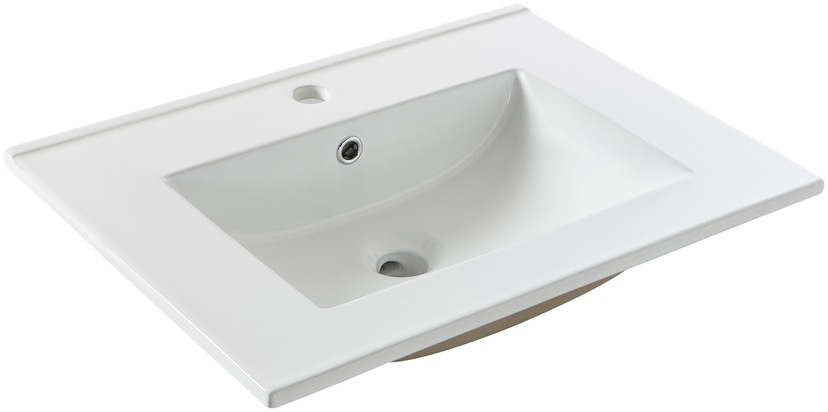 Einbauwaschbecken »Trento«, mit Überlauf, Breite 61 cm
