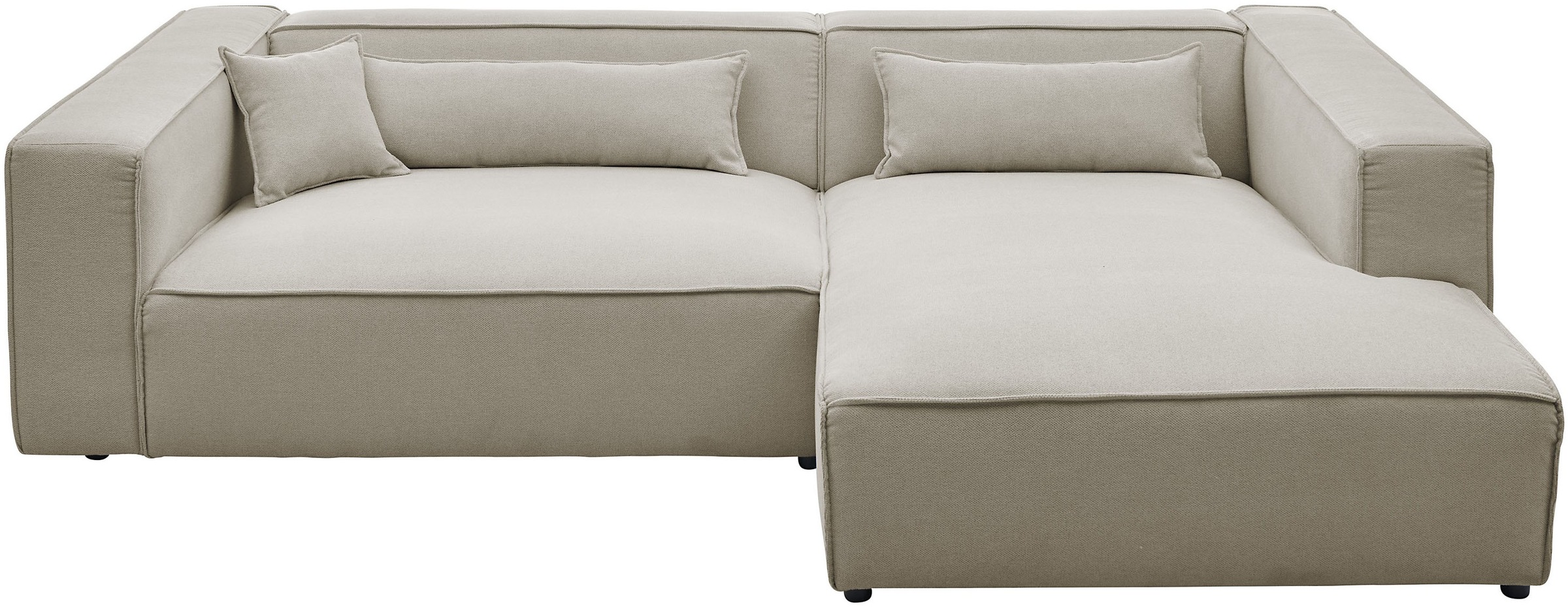LeGer Home by Lena Gercke Ecksofa "PIARA XXL, Big-Sofa in Cord oder Leineno günstig online kaufen