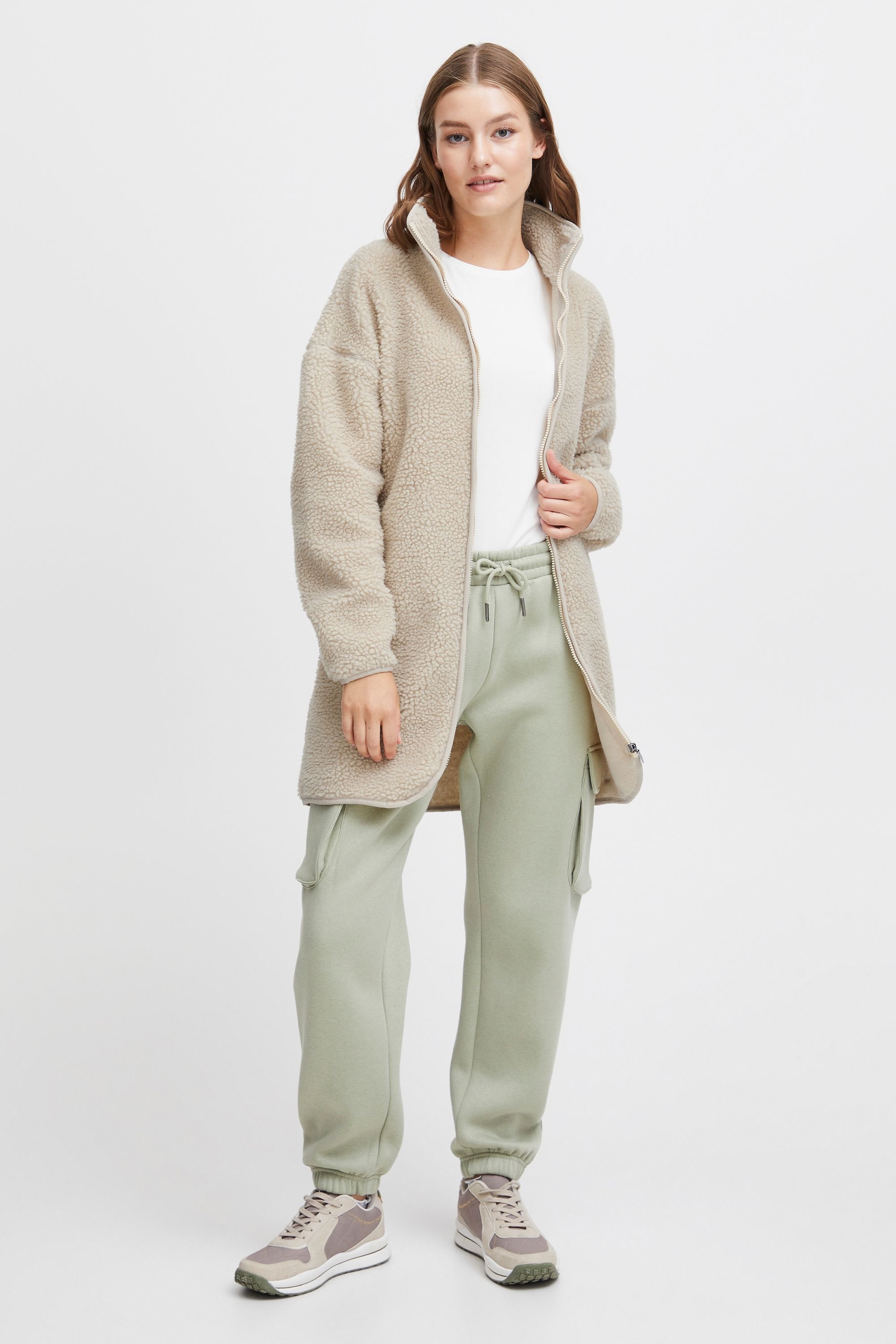 OXMO Sweatjacke "Kurzmantel OXTova" günstig online kaufen