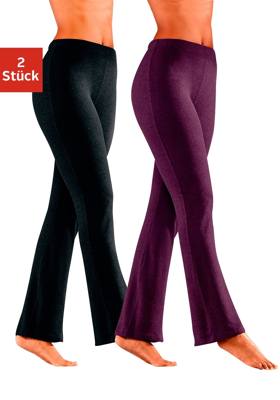 Vivance active Jazzpants (2er-Pack) su leicht platėja...