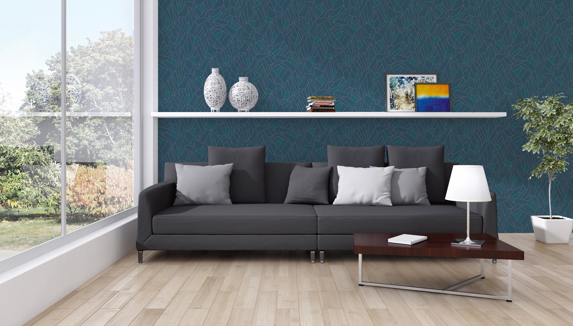 A.S. Création Vliestapete »New Life« 3D-Optik | geometrisch | grafisch glatt Tapete Geometrisch Tapeten Wohnzimmer Schlafzimmer Küche Design Optik