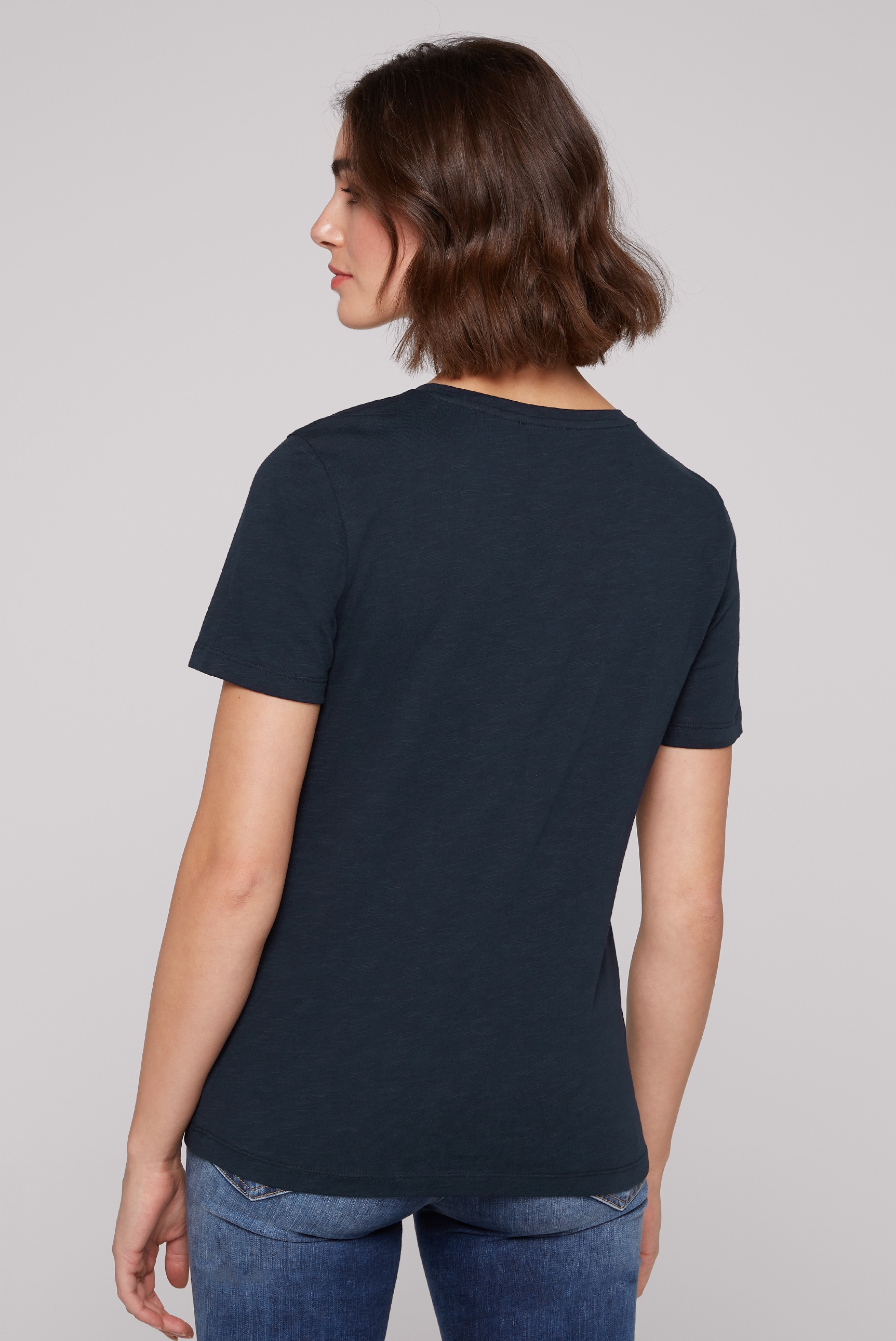 SOCCX V-Shirt, aus Baumwolle