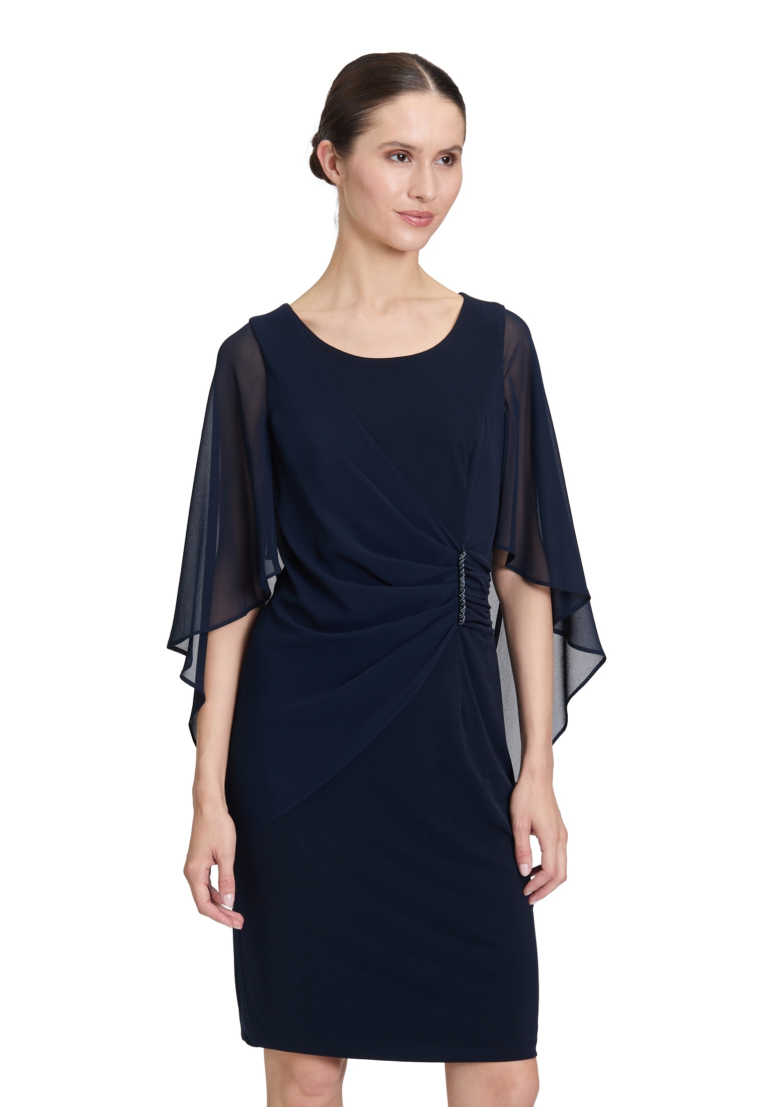 Vera Mont Cocktailkleid "Vera Mont Damen Cocktailkleid mit Raffung" Ohne Ta günstig online kaufen