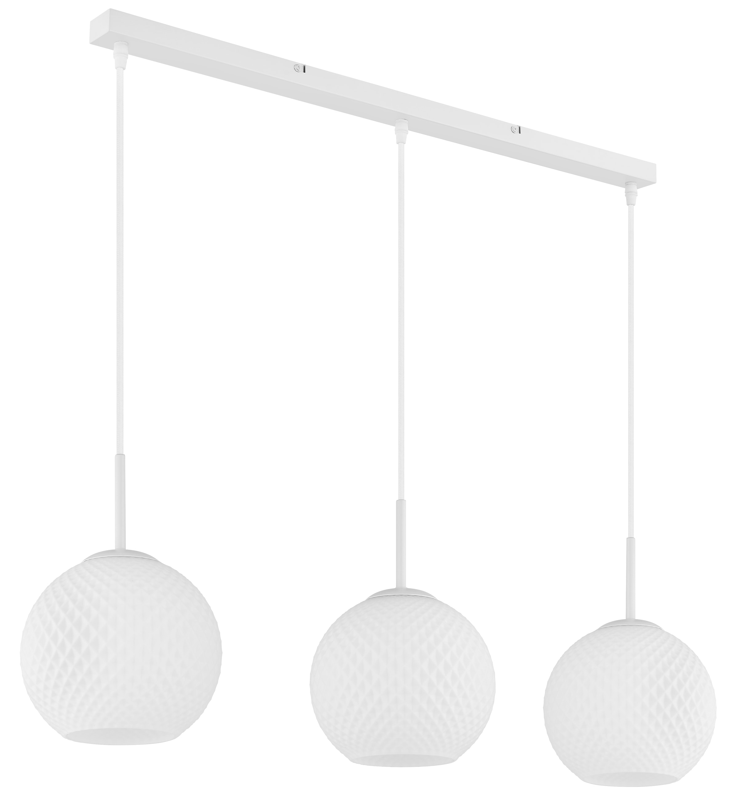 GLOBO LIGHTING Hängeleuchte »ANDRE« E27 1 Stk. Hängeleuchte mit Glaskugeln, elegant, höhenkürzbar & modern