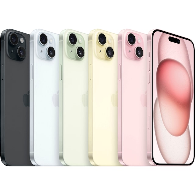 Apple Smartphone »iPhone 15 Plus 256GB«, pink, 17 cm/6,7 Zoll, 256 GB  Speicherplatz, 48 MP Kamera | BAUR