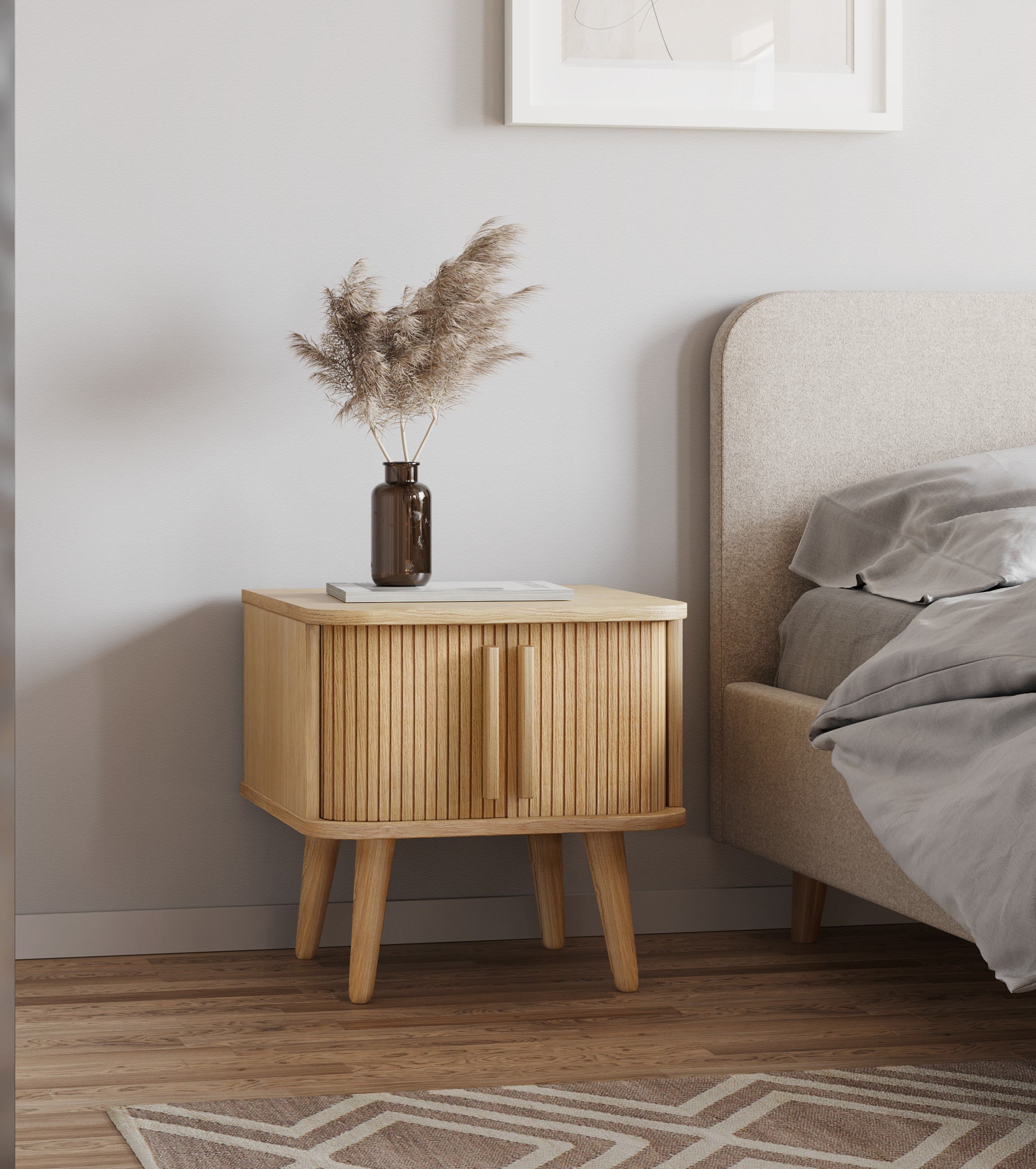 Woodman Beistelltisch »Rove«, besonderes Design, teilmassiv, Breite 49,5 cm